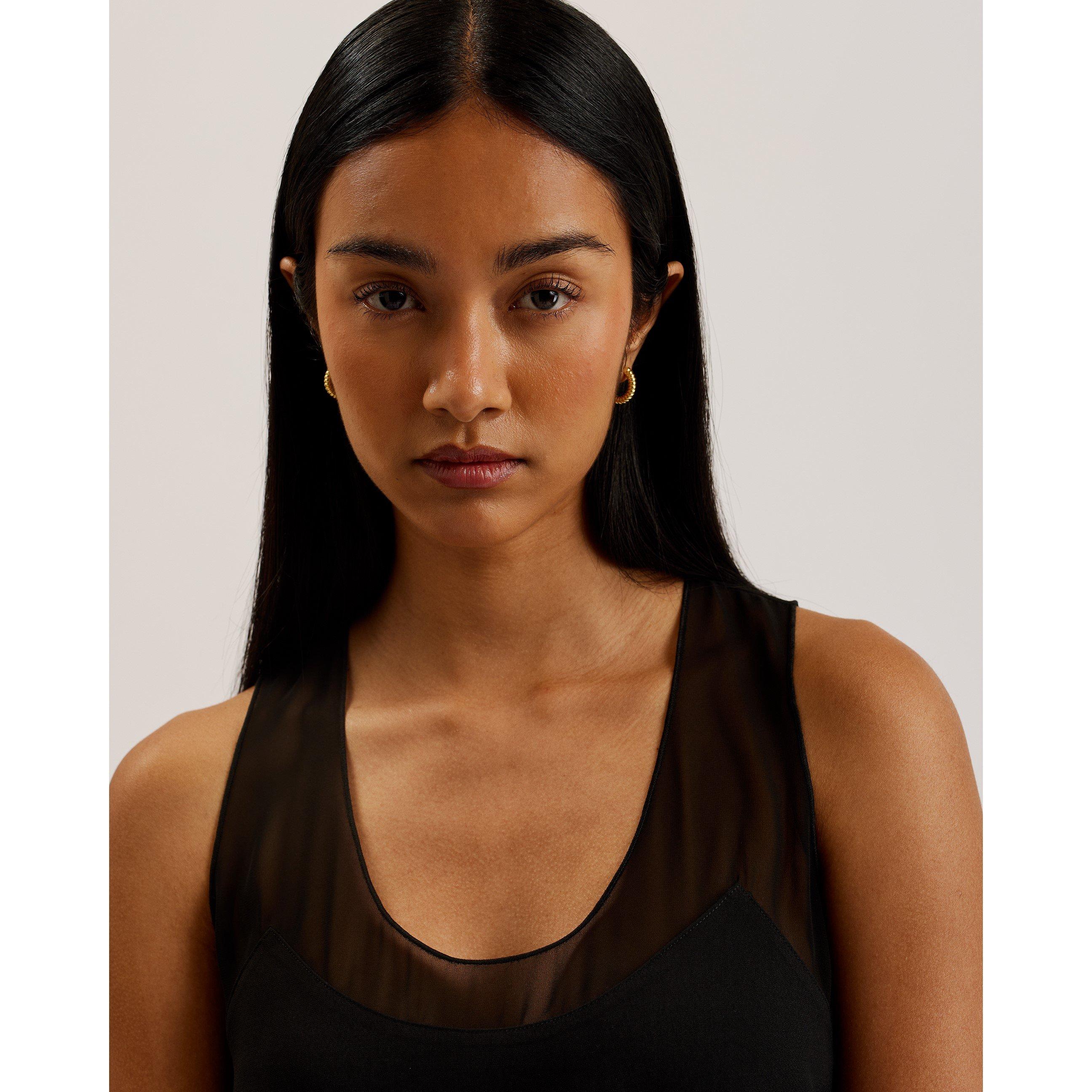 Black - Ted Baker - Ted Panel Tank Top Ld62 - 4