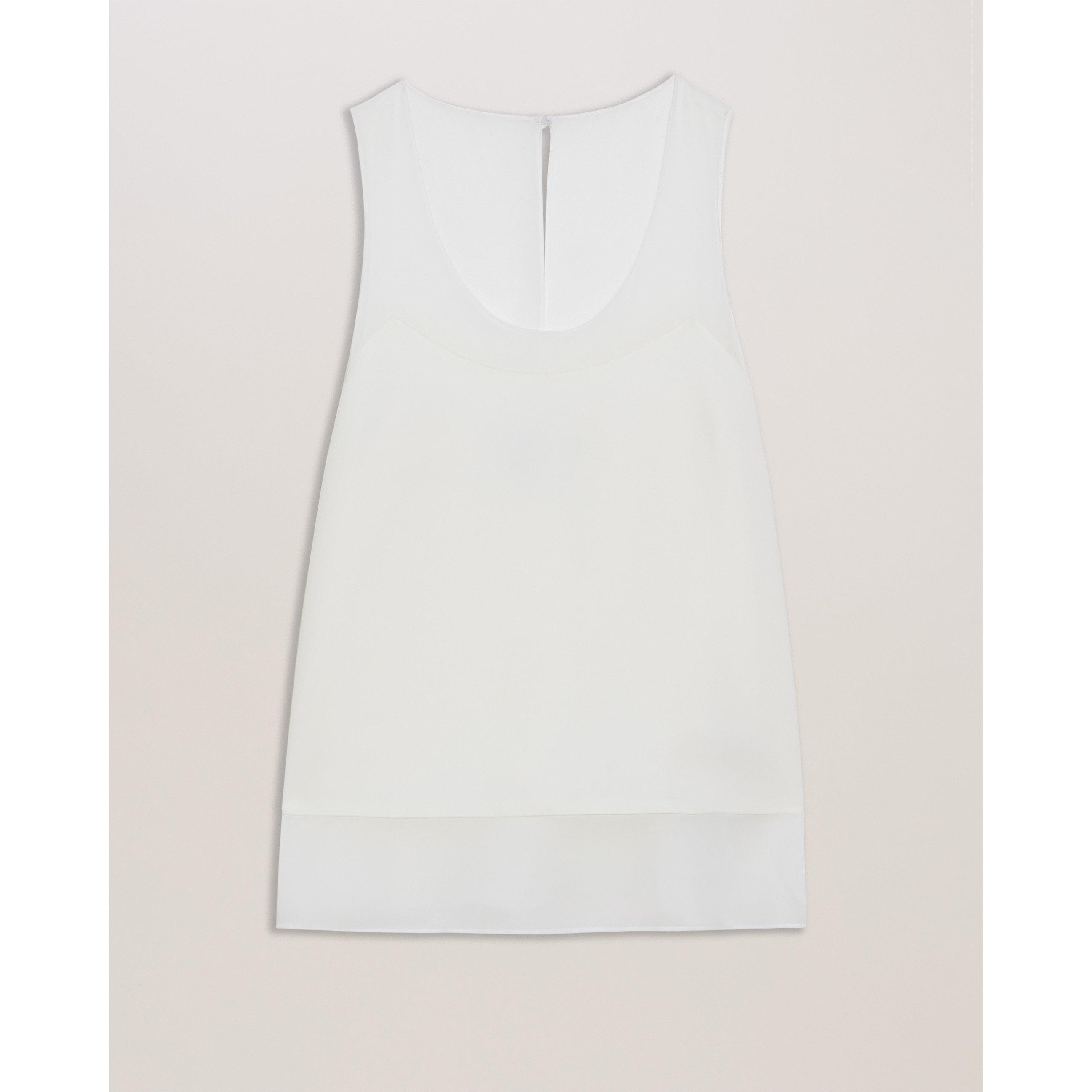 Ted Baker Ted Baker Panel Tank Top - Ivory - Size 10 (S)