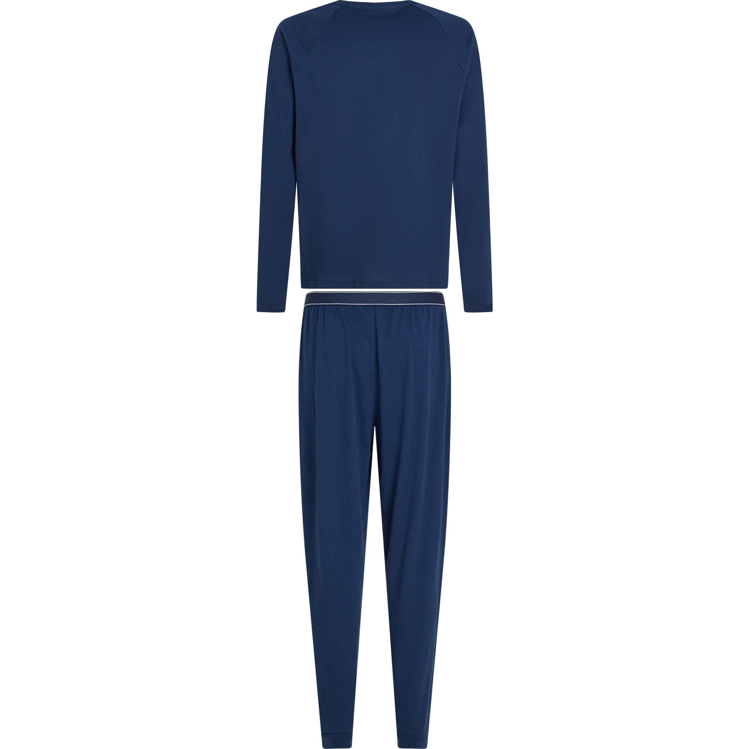 Preppy Navy - Tommy Hilfiger - THB LS PJ Set Cuff Sn61 - 2