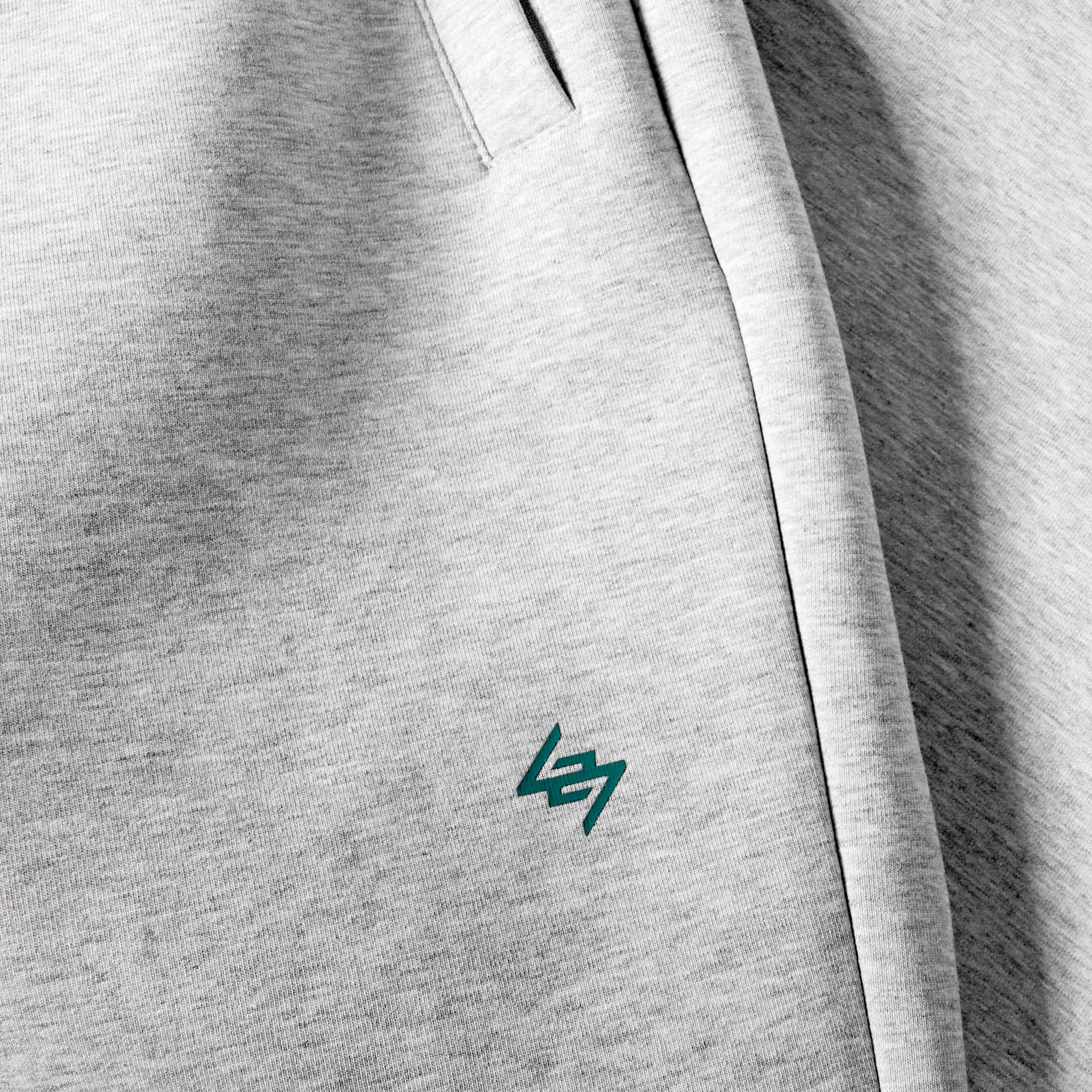 Grey Marl - Represent 247 - Men's Performance Fleece Tracksuit Bottom - 5