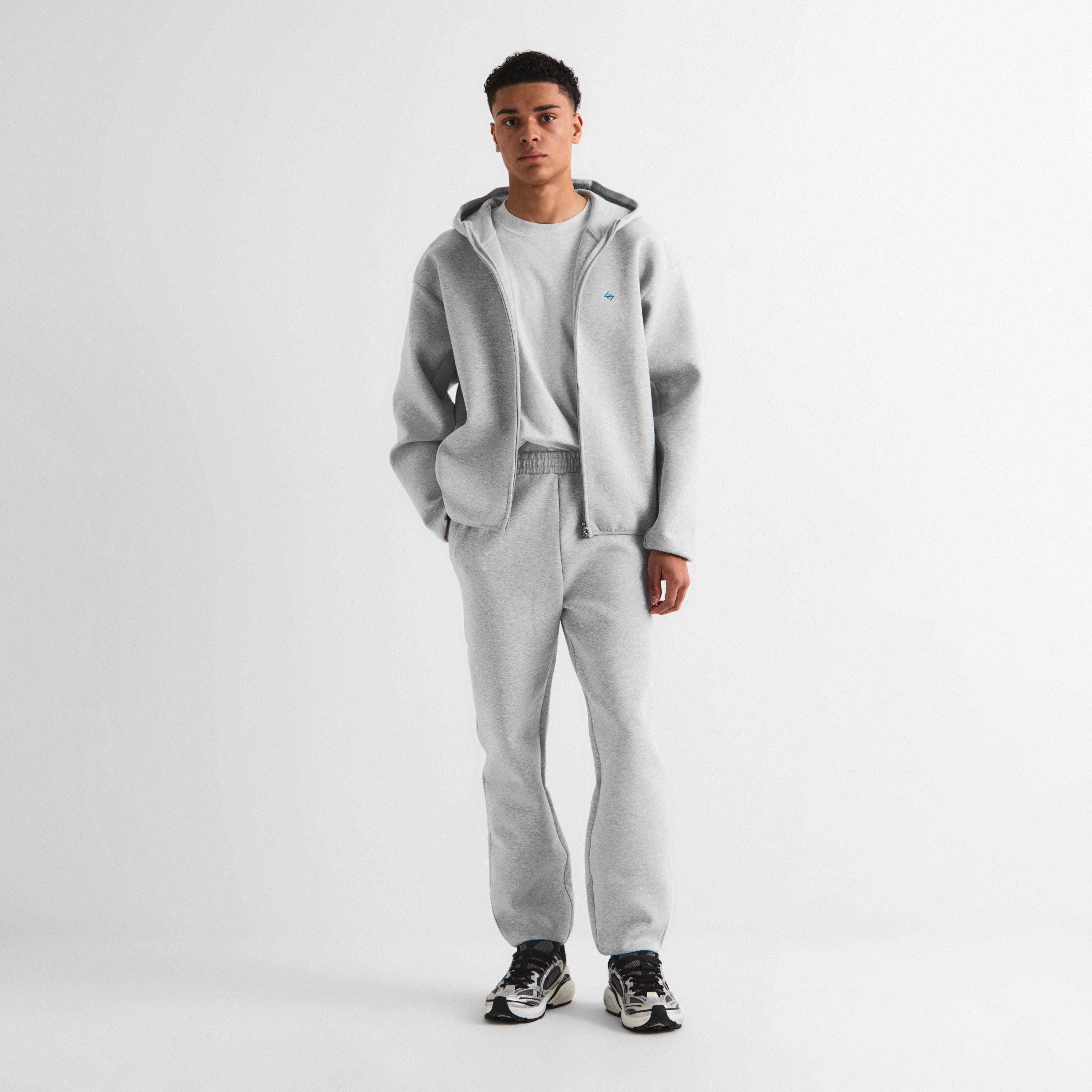 Grey Marl - Represent 247 - Men's Performance Fleece Tracksuit Bottom - 6