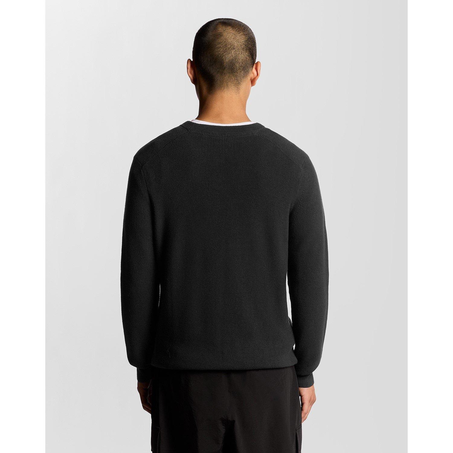 Black Ice - Lyle and Scott - Rib Crew Neck Sn99 - 3