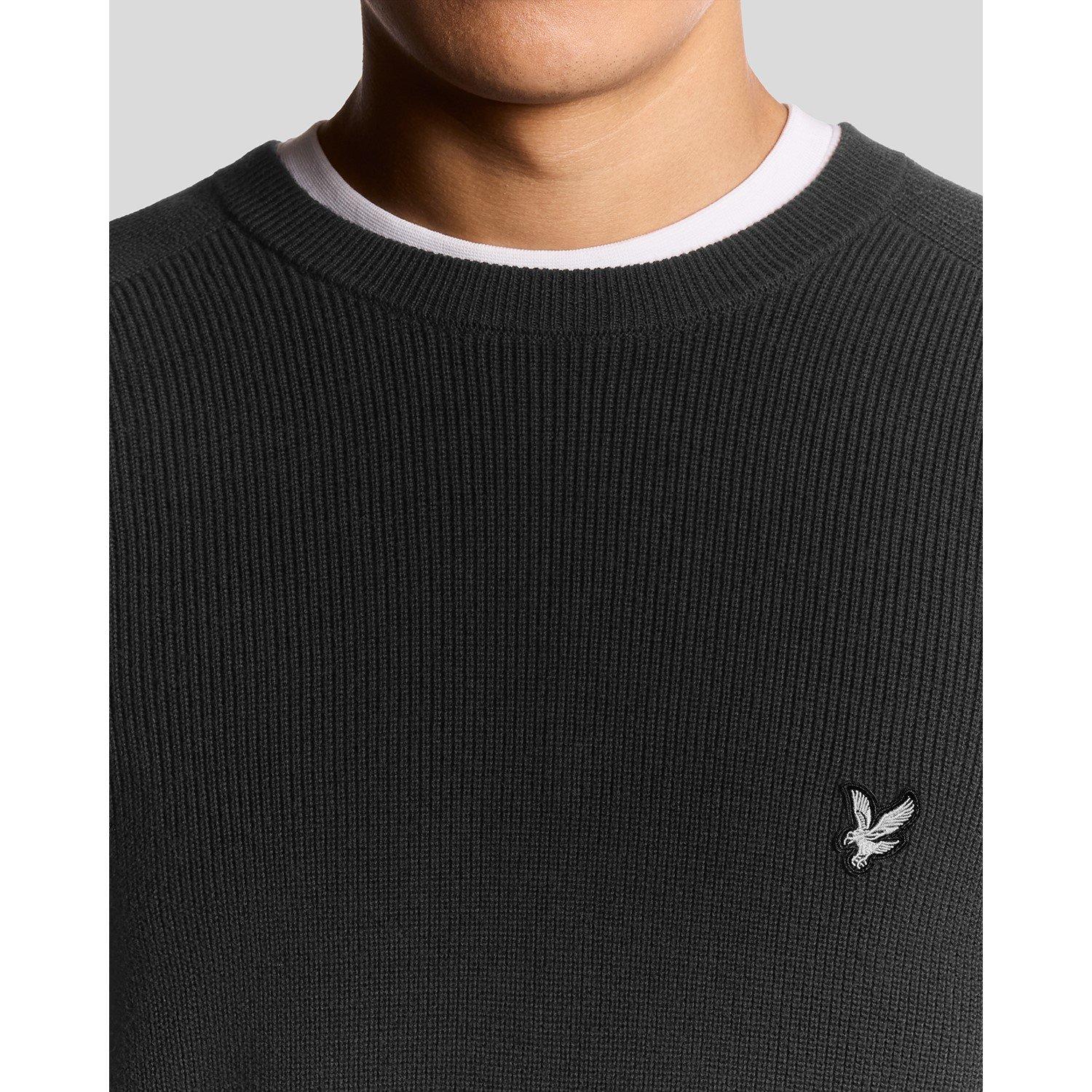 Black Ice - Lyle and Scott - Rib Crew Neck Sn99 - 4