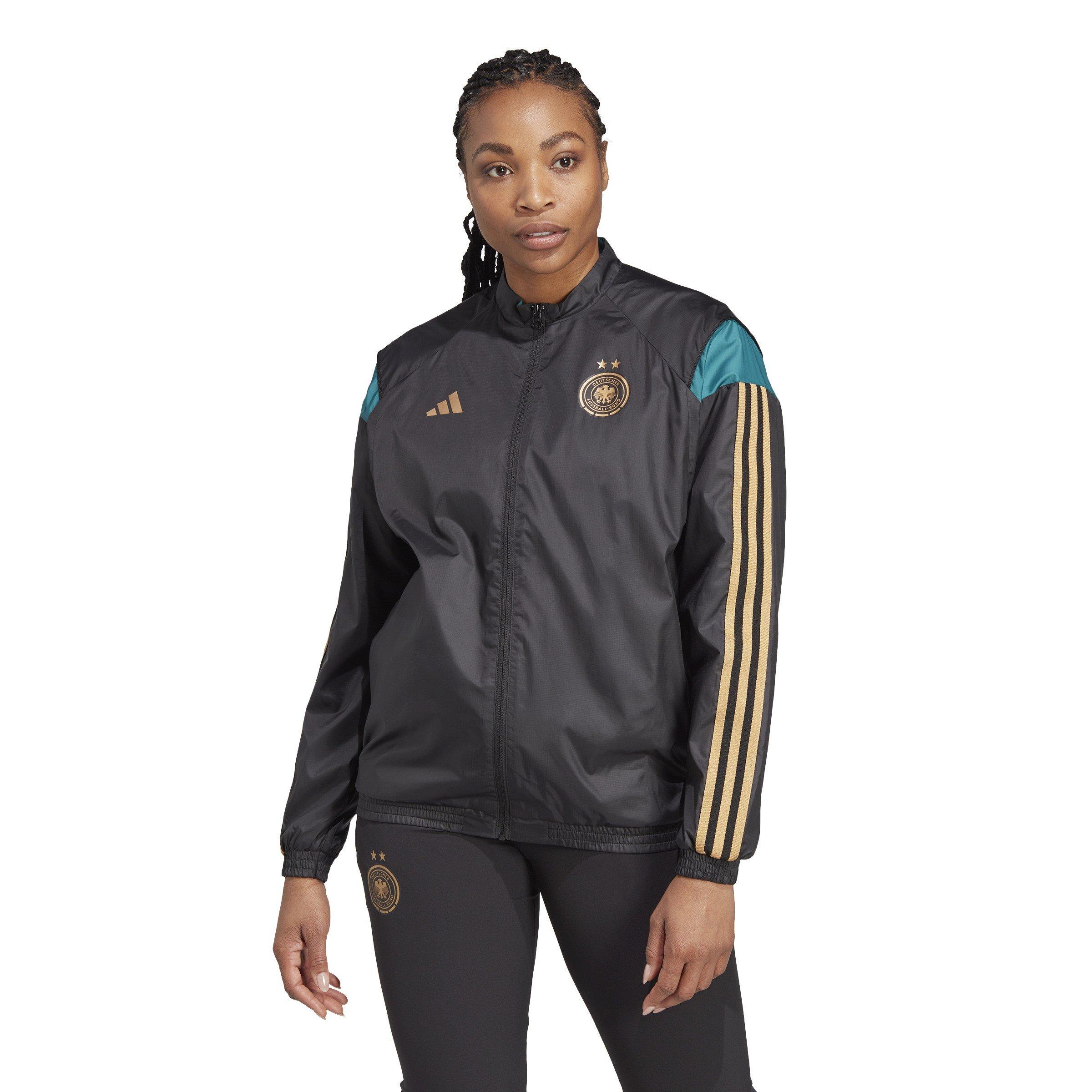 Black - adidas - Germany Pre Match Jacket 2022 Womens - 2