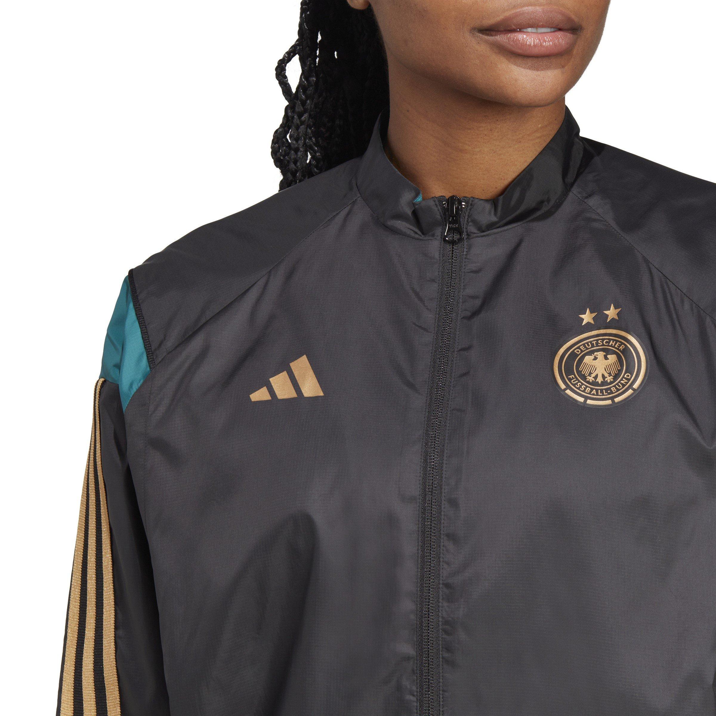 Black - adidas - Germany Pre Match Jacket 2022 Womens - 5
