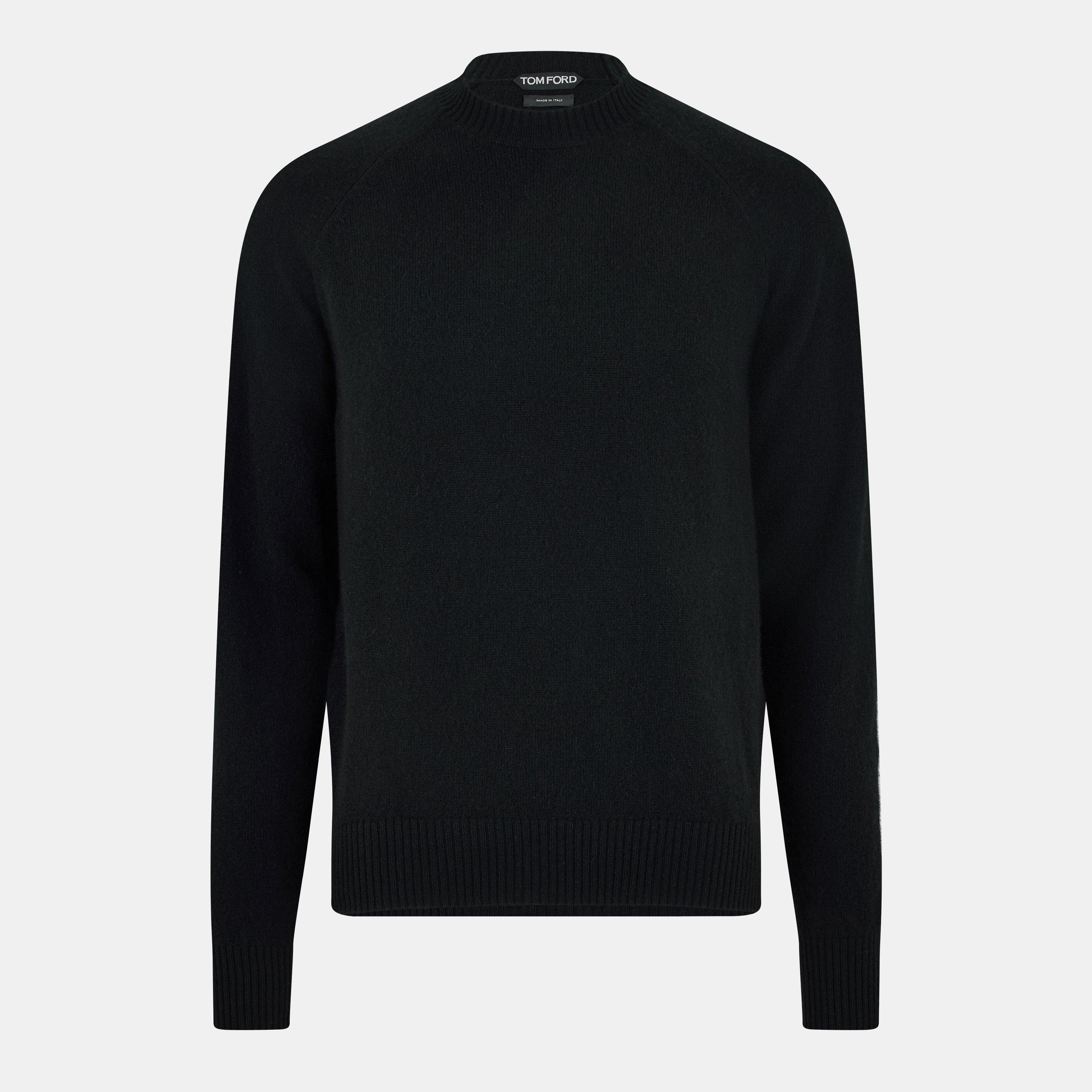 Tom Ford Men's Crew Neck Jumper - Black - L