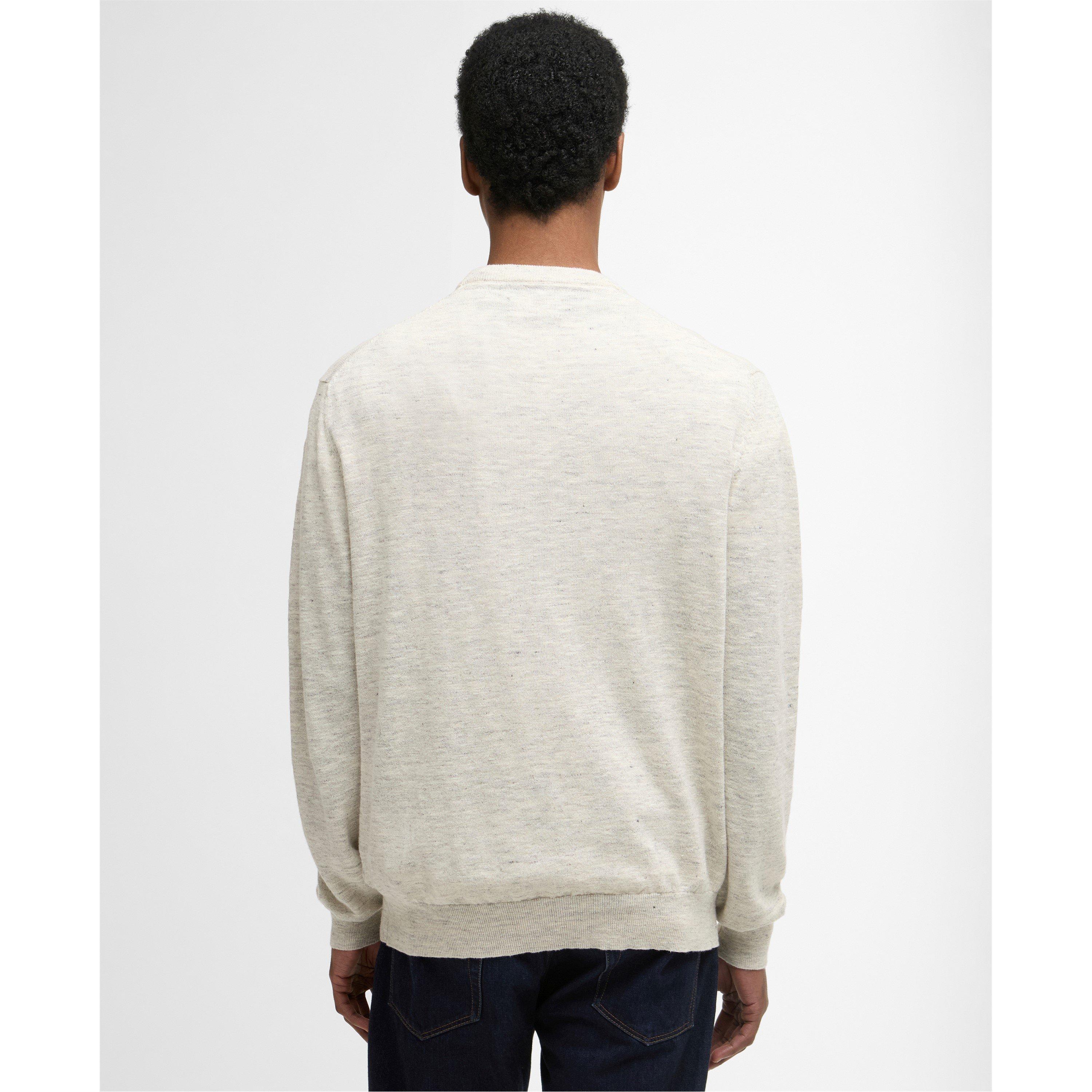 Neutral - Barbour - Mens Flaxby Crew Neck - 3