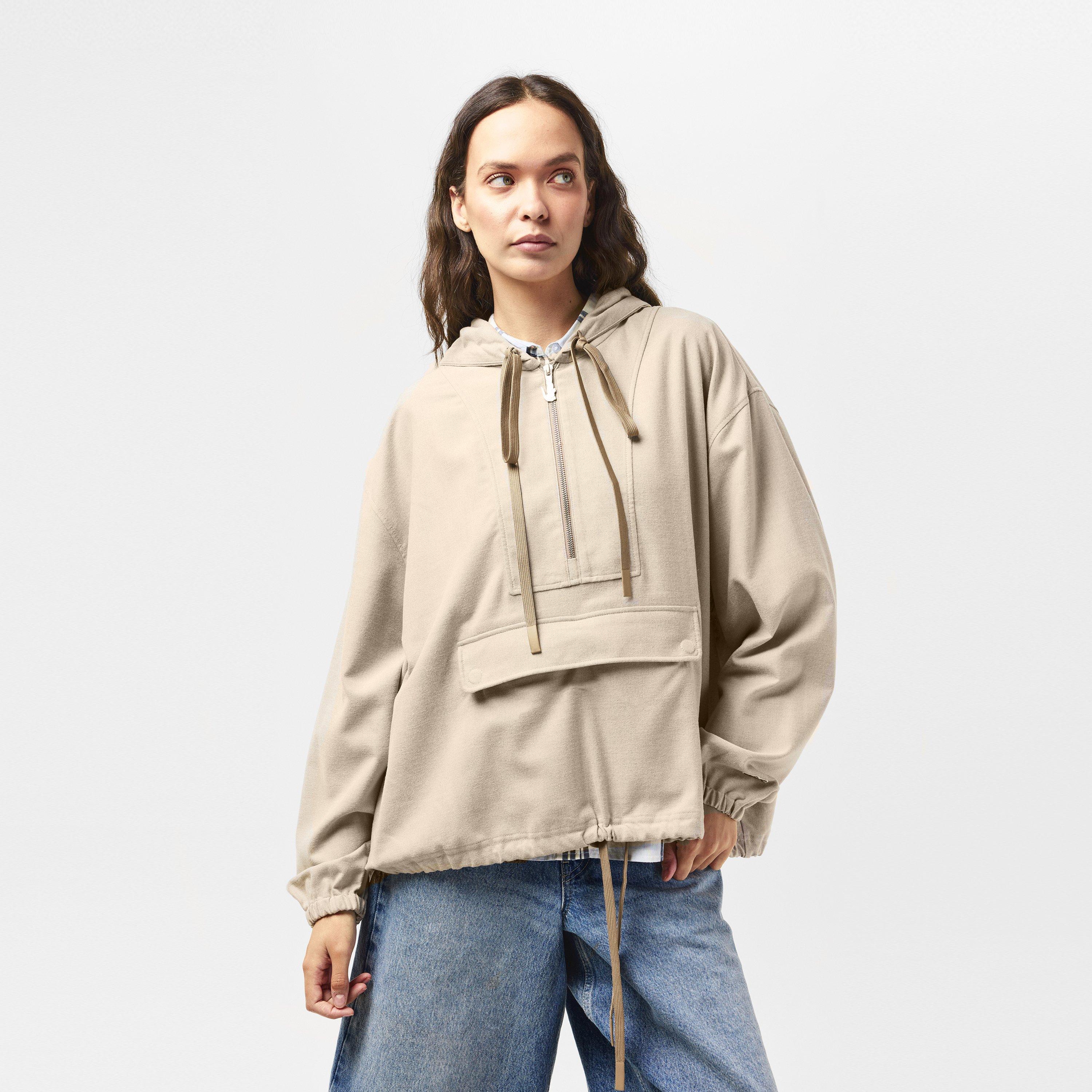 Alabaster Chiné - Lacoste - Cropped Hoodie - 3