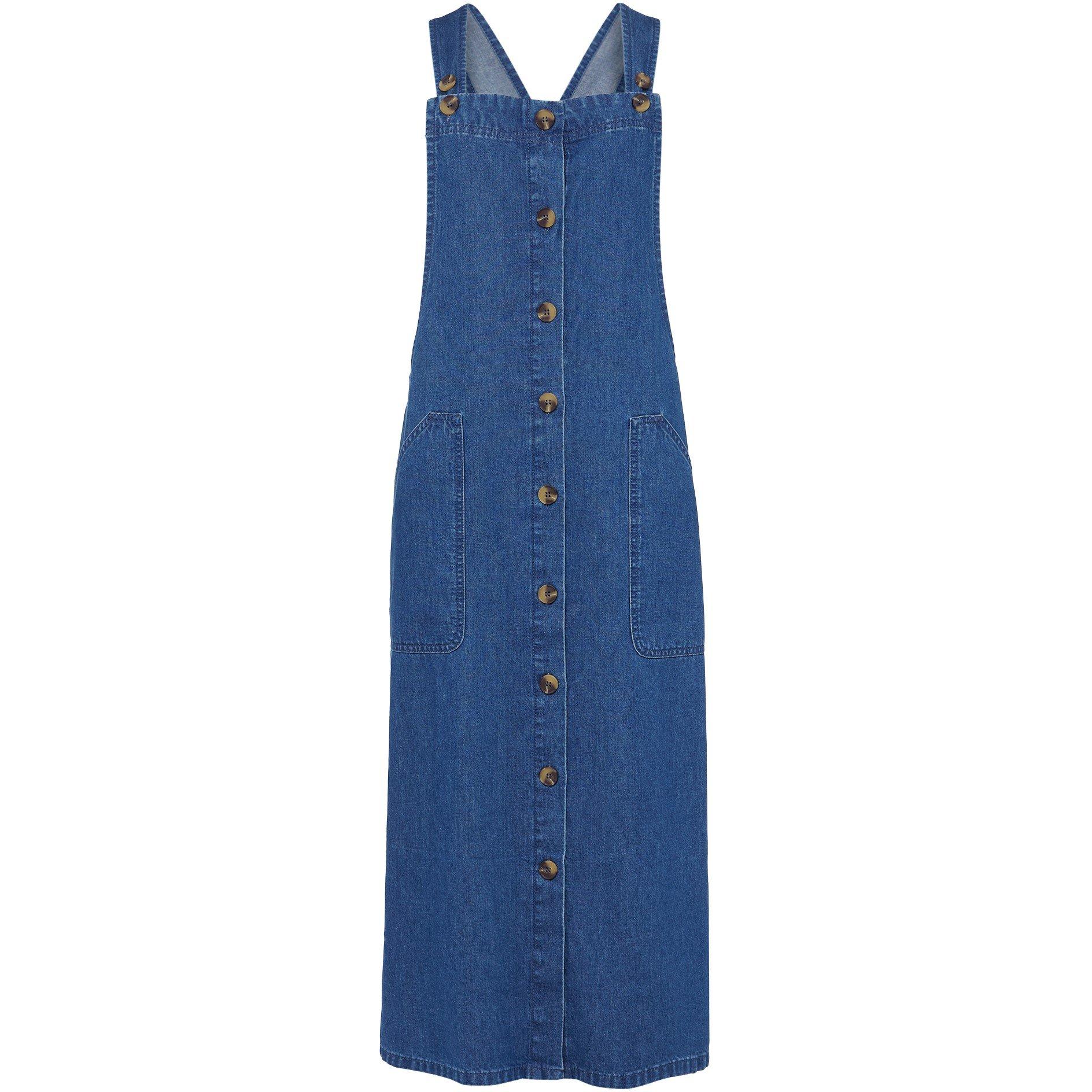 white christmas dresses OSHKOSH PINAFORE DRESS - MID WASH DENIM - 4-5 YEARS main image 1