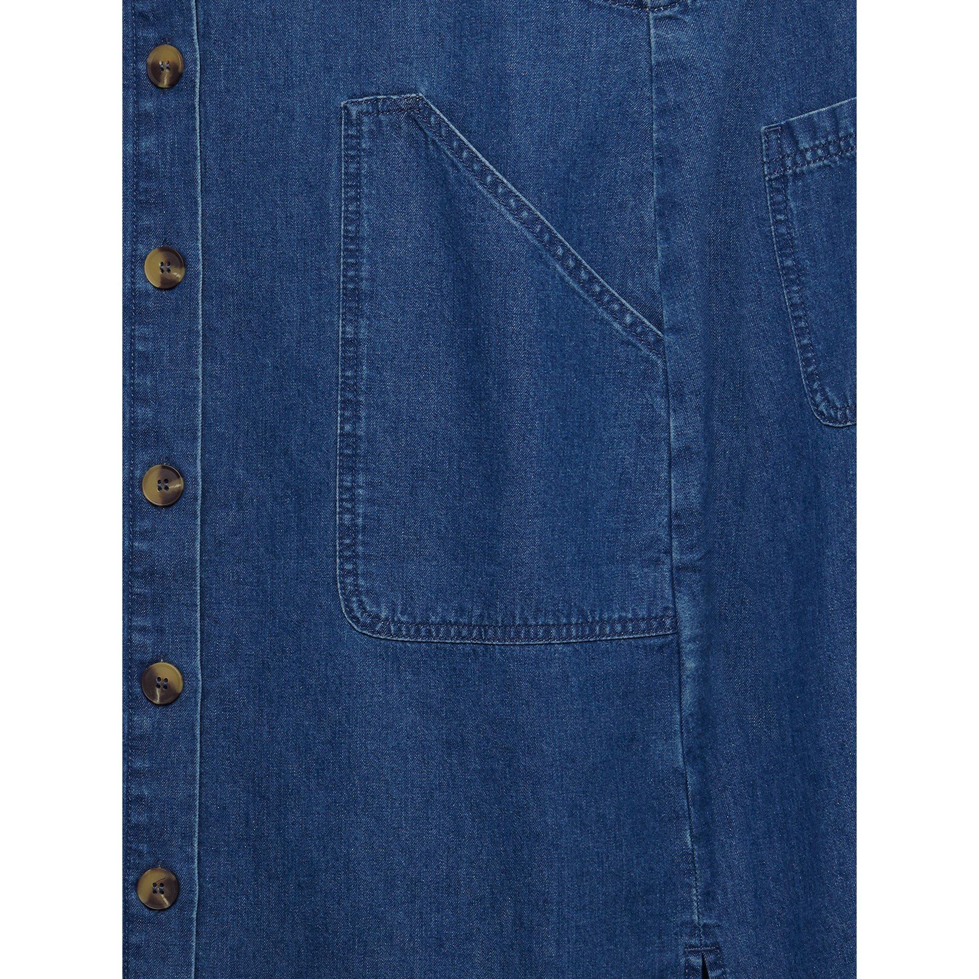 Denim - Phase Eight - Women's Irena Denim Pinafore Dress - 4