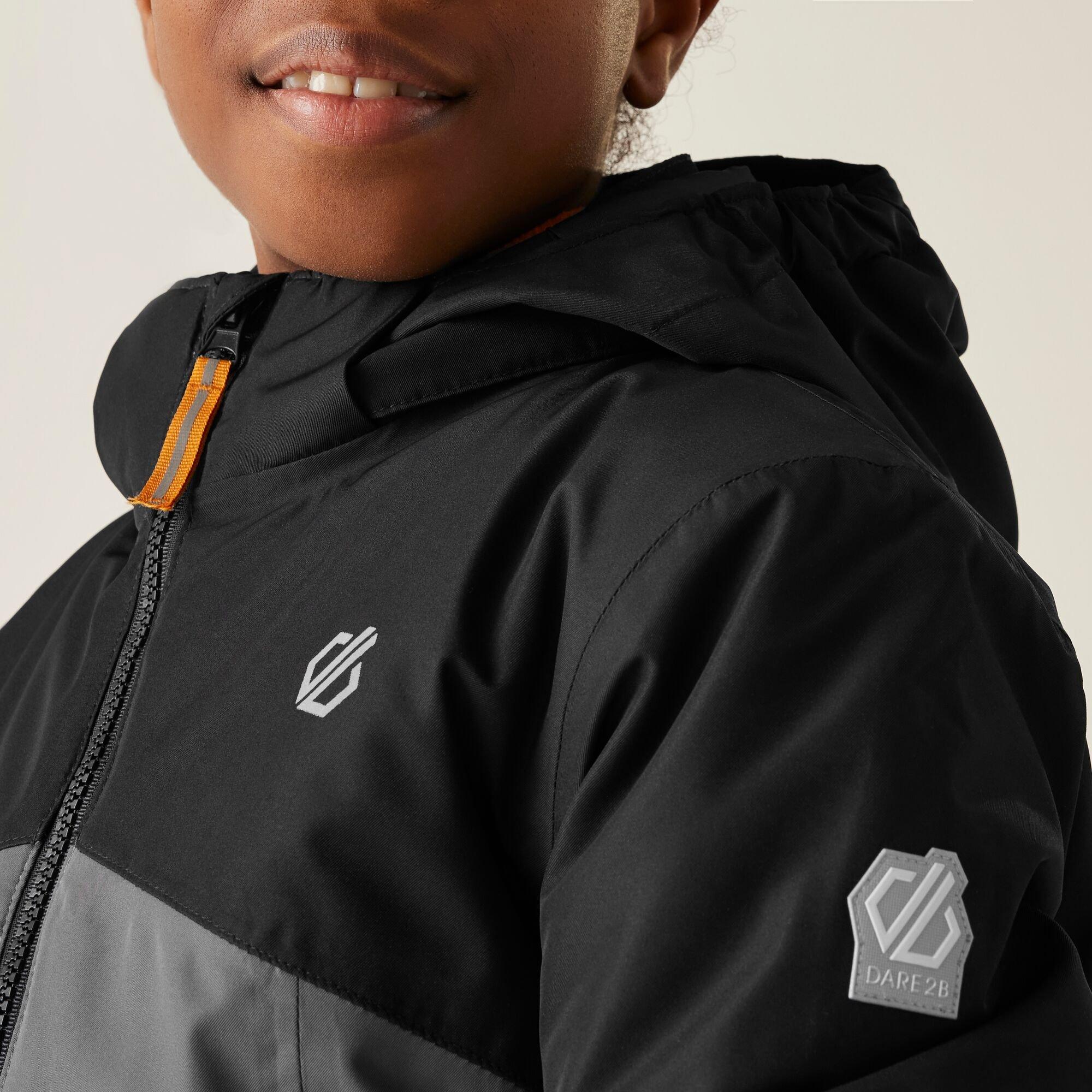 Black - Dare 2b - Unisex Kids' Impose V Insulated Waterproof Jacket - 5