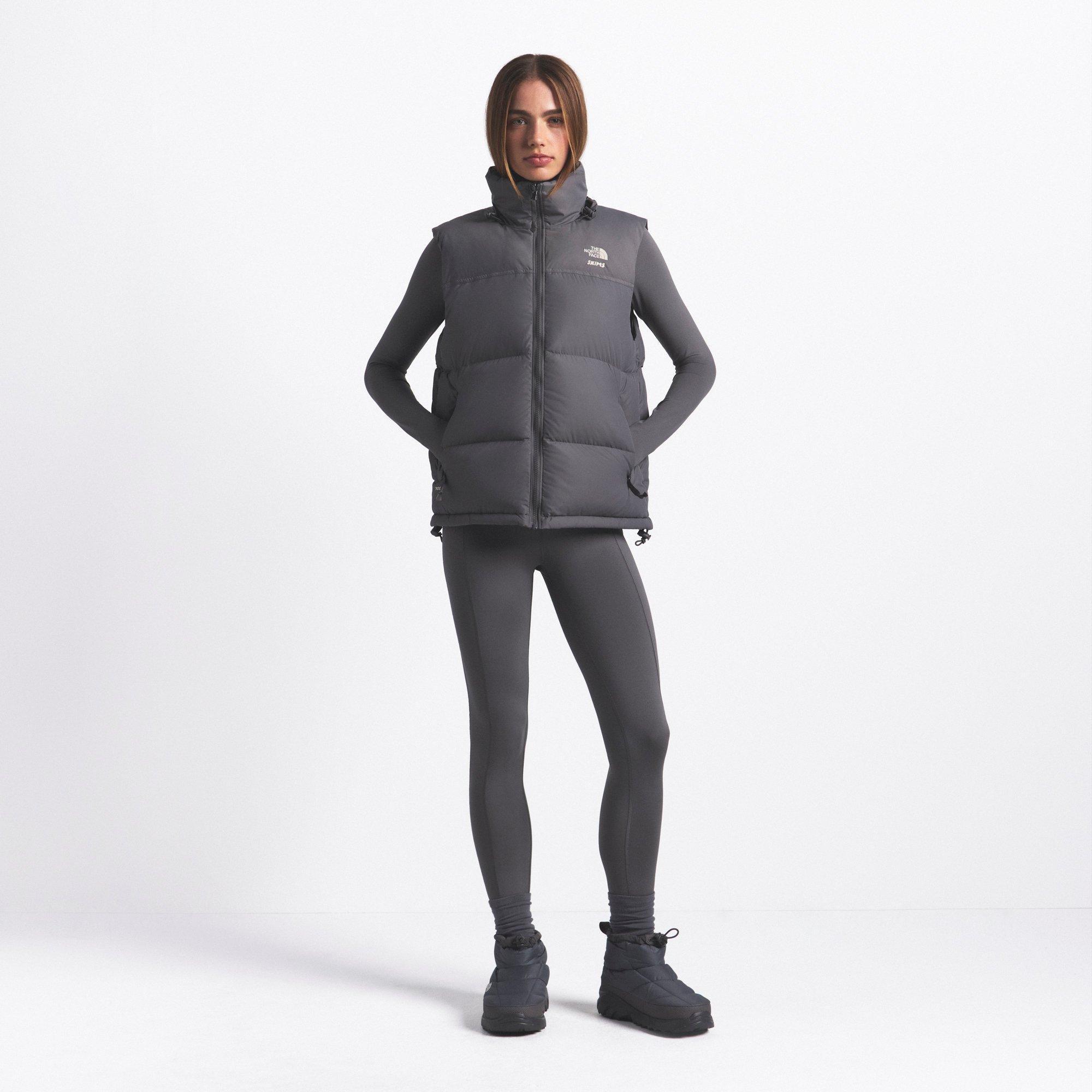 SK Gunmetal - TNF x Skims - Womens 1996 Nuptse Vest - 3