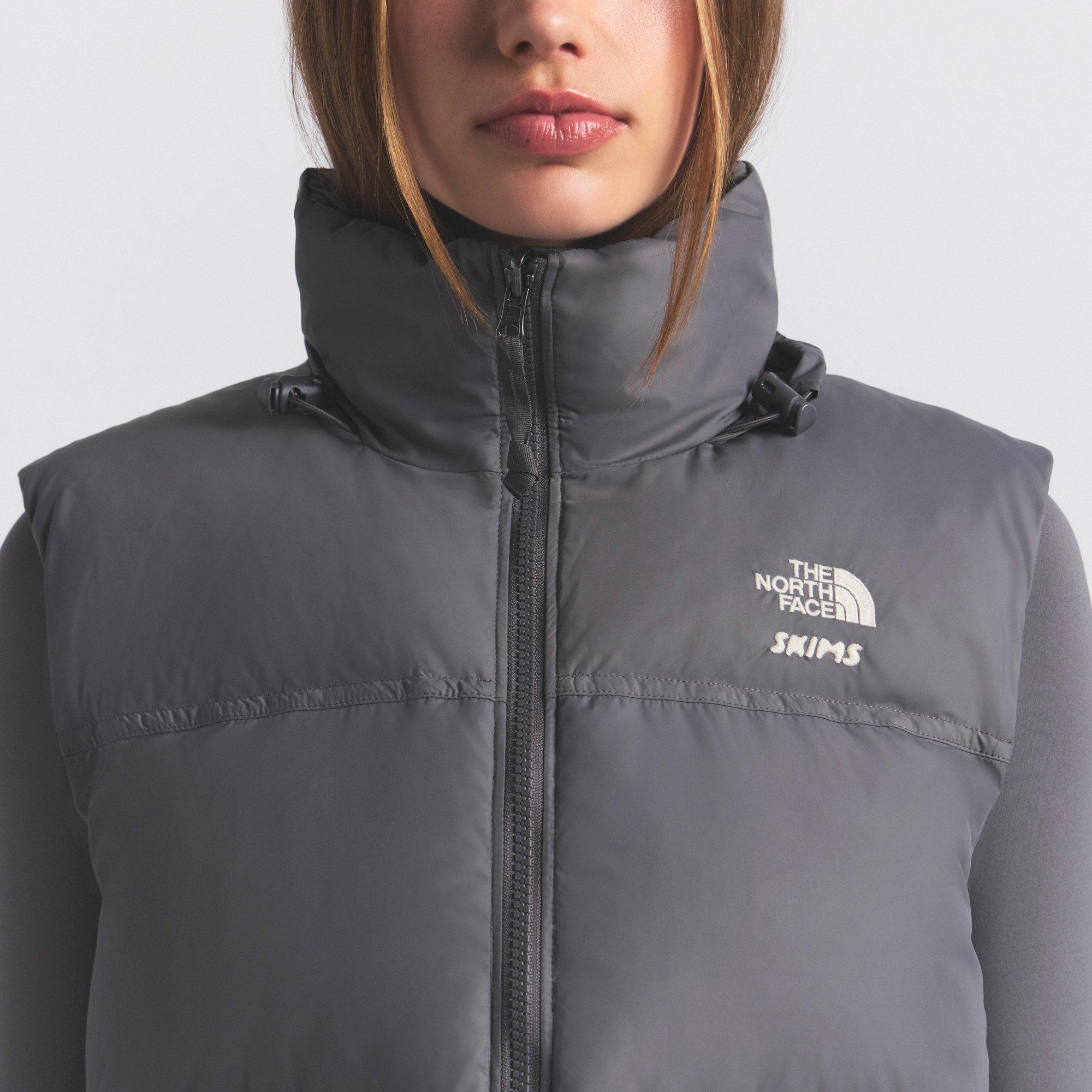 SK Gunmetal - TNF x Skims - Womens 1996 Nuptse Vest - 5