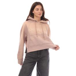 Off White Laundry Cropped Splitted Hoodie