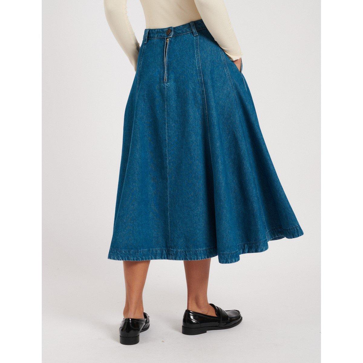 Azul - Nobodys Child - Women's Midi Skirt - 4