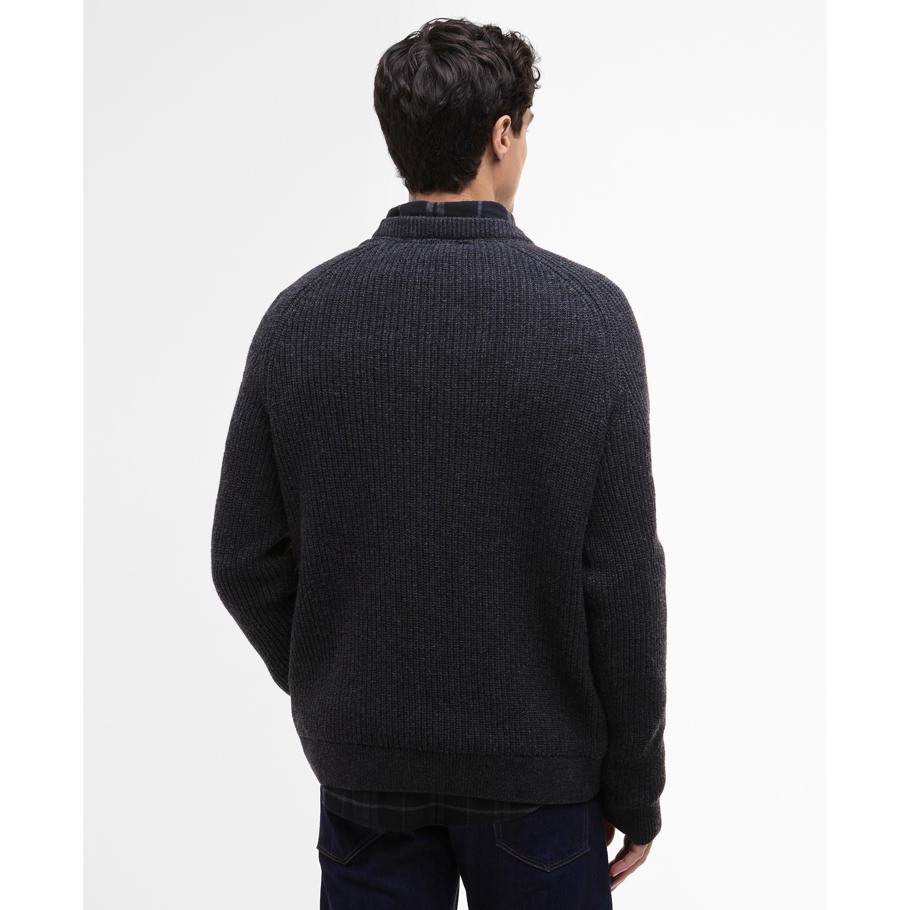 Charcoal CH51 - Barbour International - Mens Chester Jumper - 3