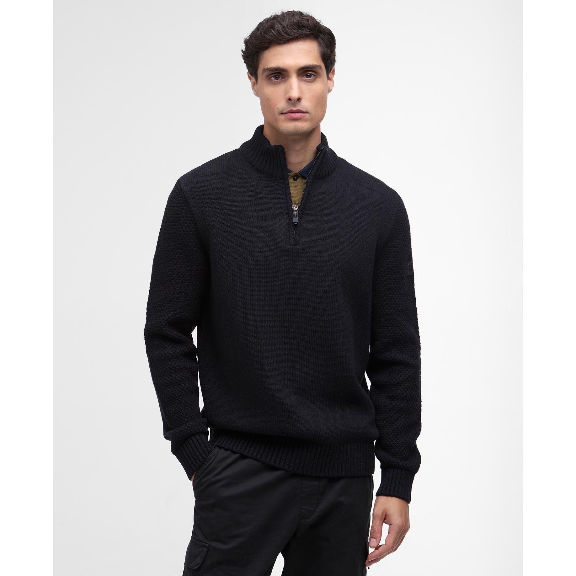 Black - Barbour International - Mens Enfield Jumper - 2