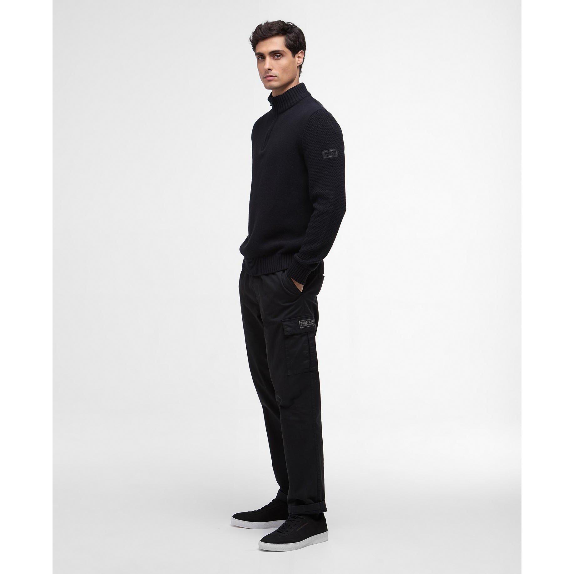 Black - Barbour International - Mens Enfield Jumper - 5