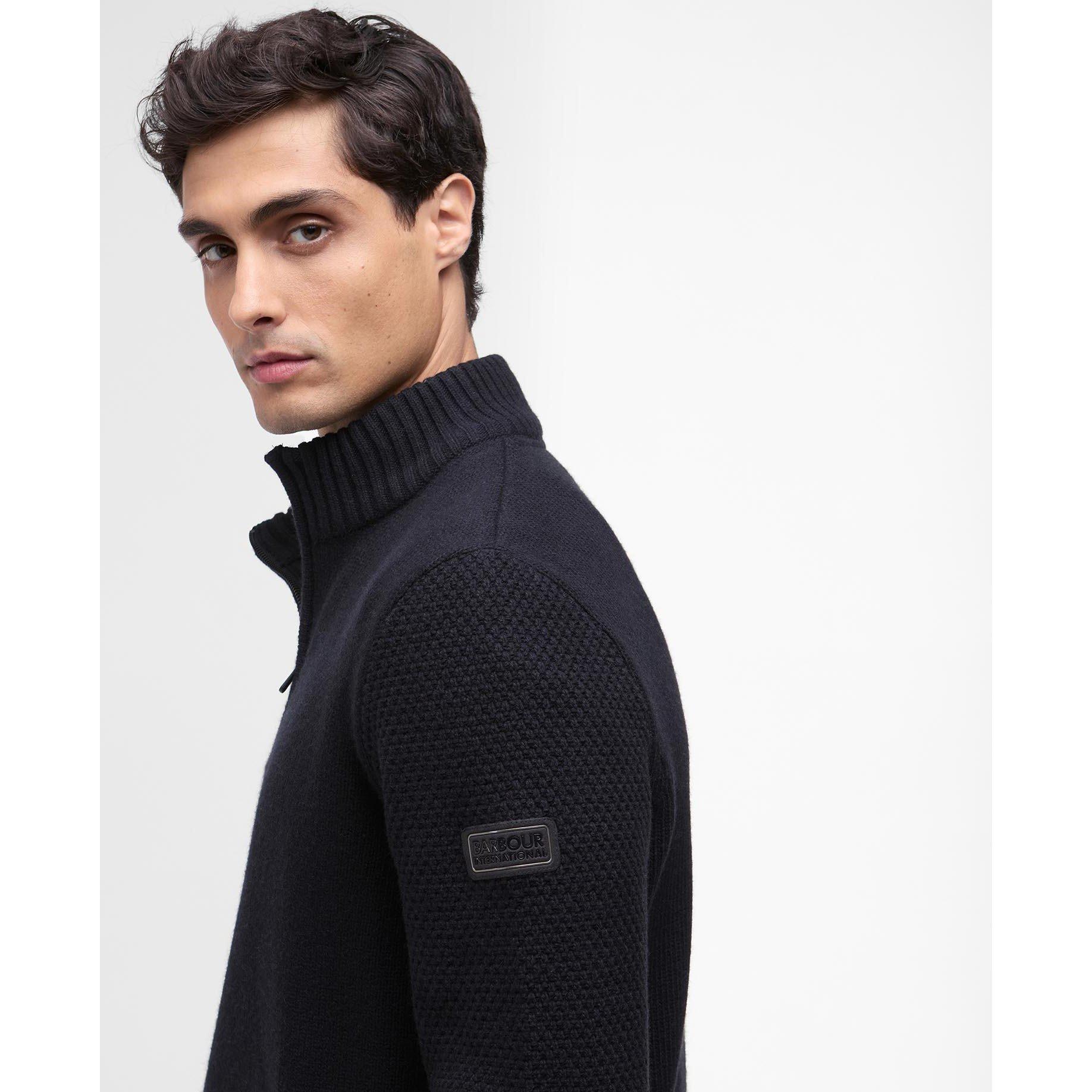Black - Barbour International - Mens Enfield Jumper - 4