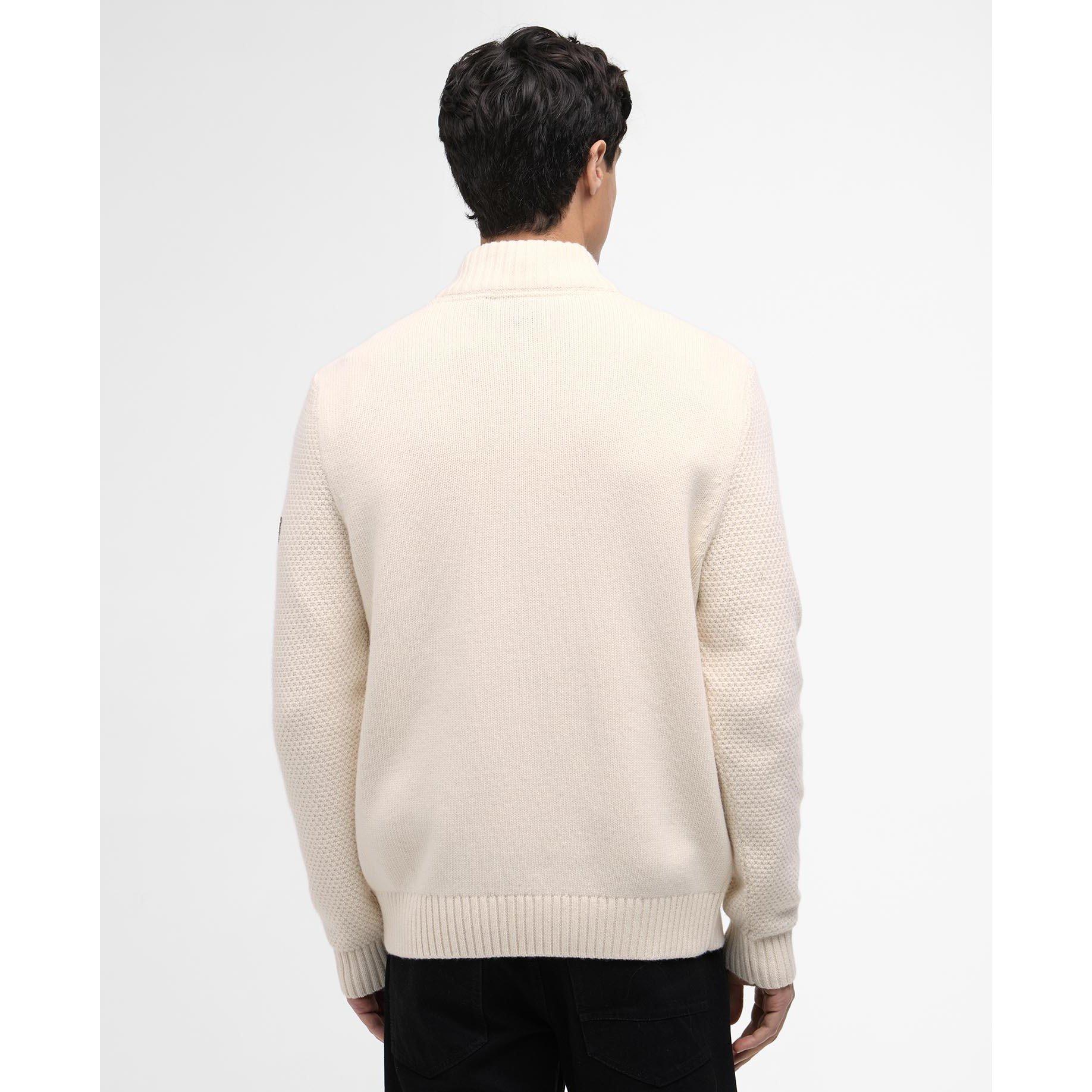 Whspr Whte WH32 - Barbour International - Mens Enfield Jumper - 3