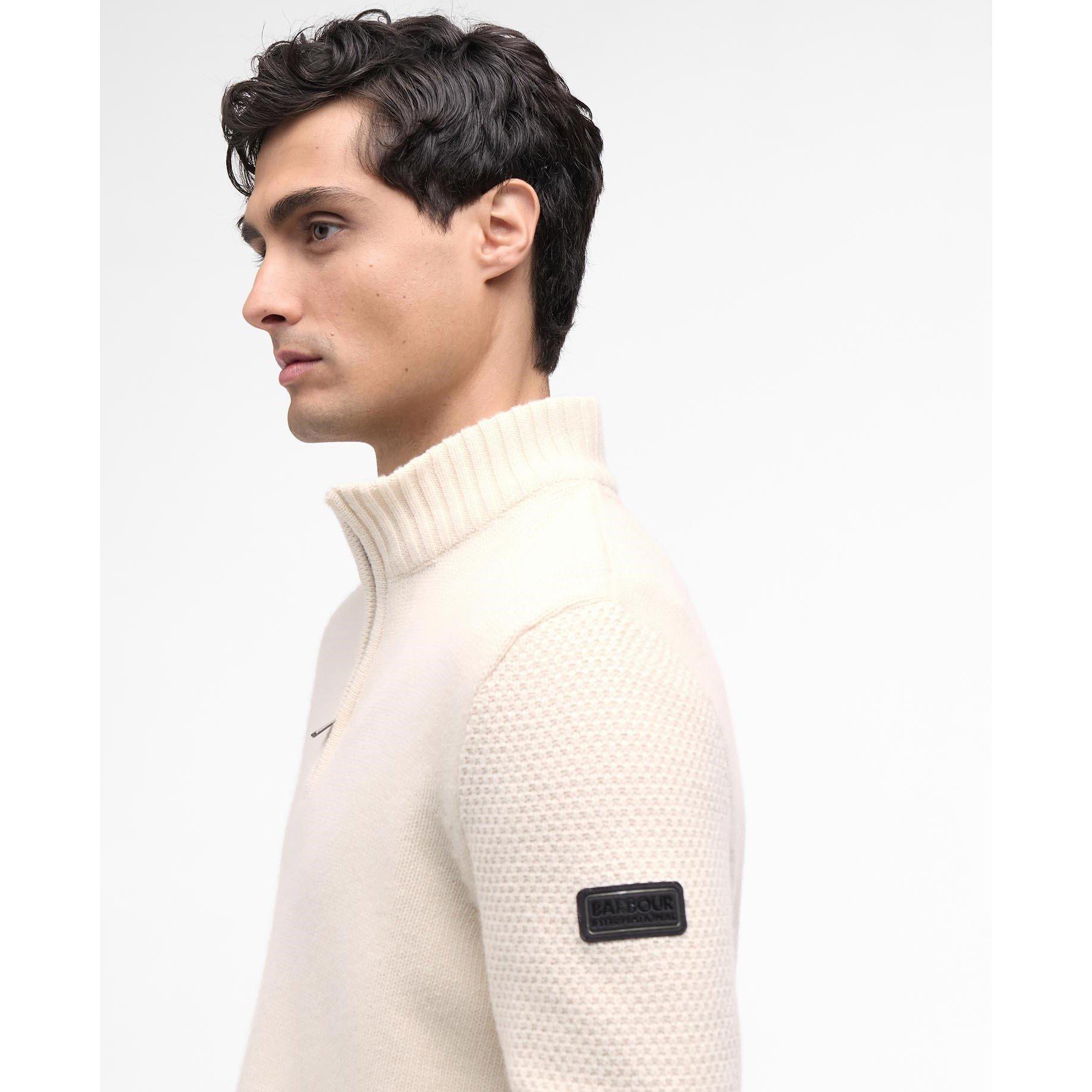 Whspr Whte WH32 - Barbour International - Mens Enfield Jumper - 4