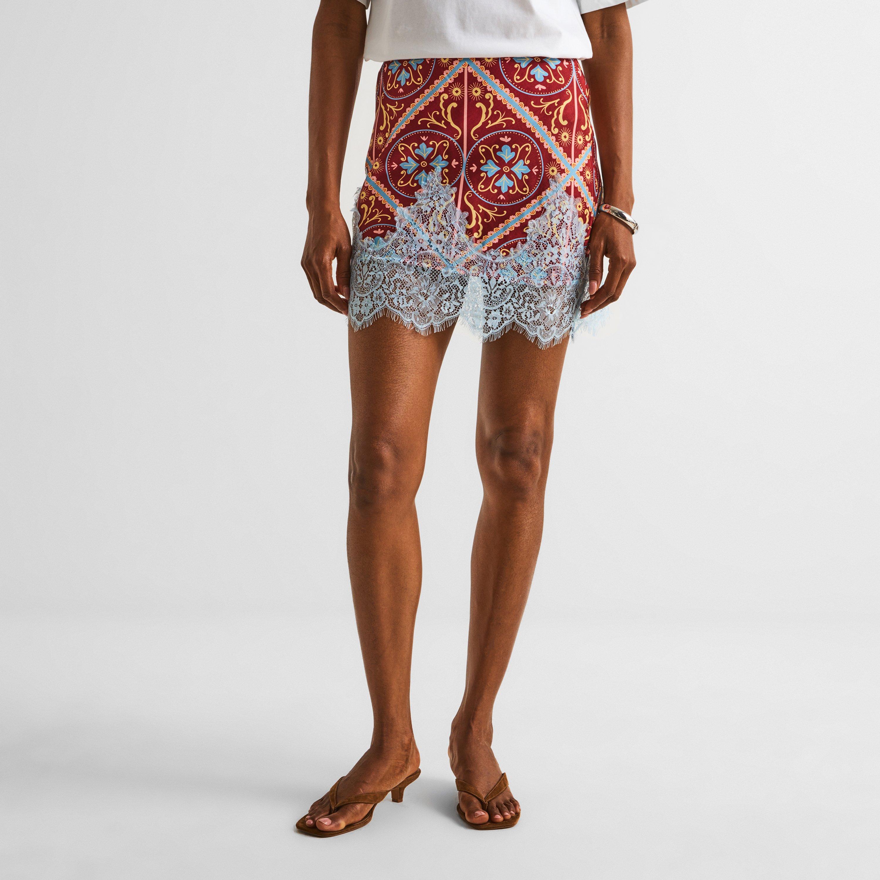 Brown - Never Fully Dressed - Womens Maeva Mini Skirt - 3