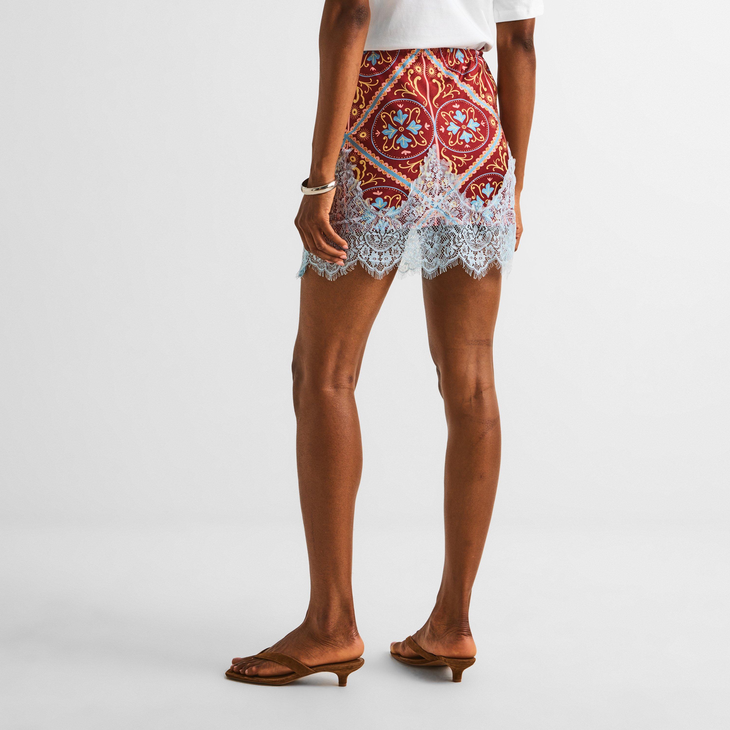 Brown - Never Fully Dressed - Womens Maeva Mini Skirt - 4