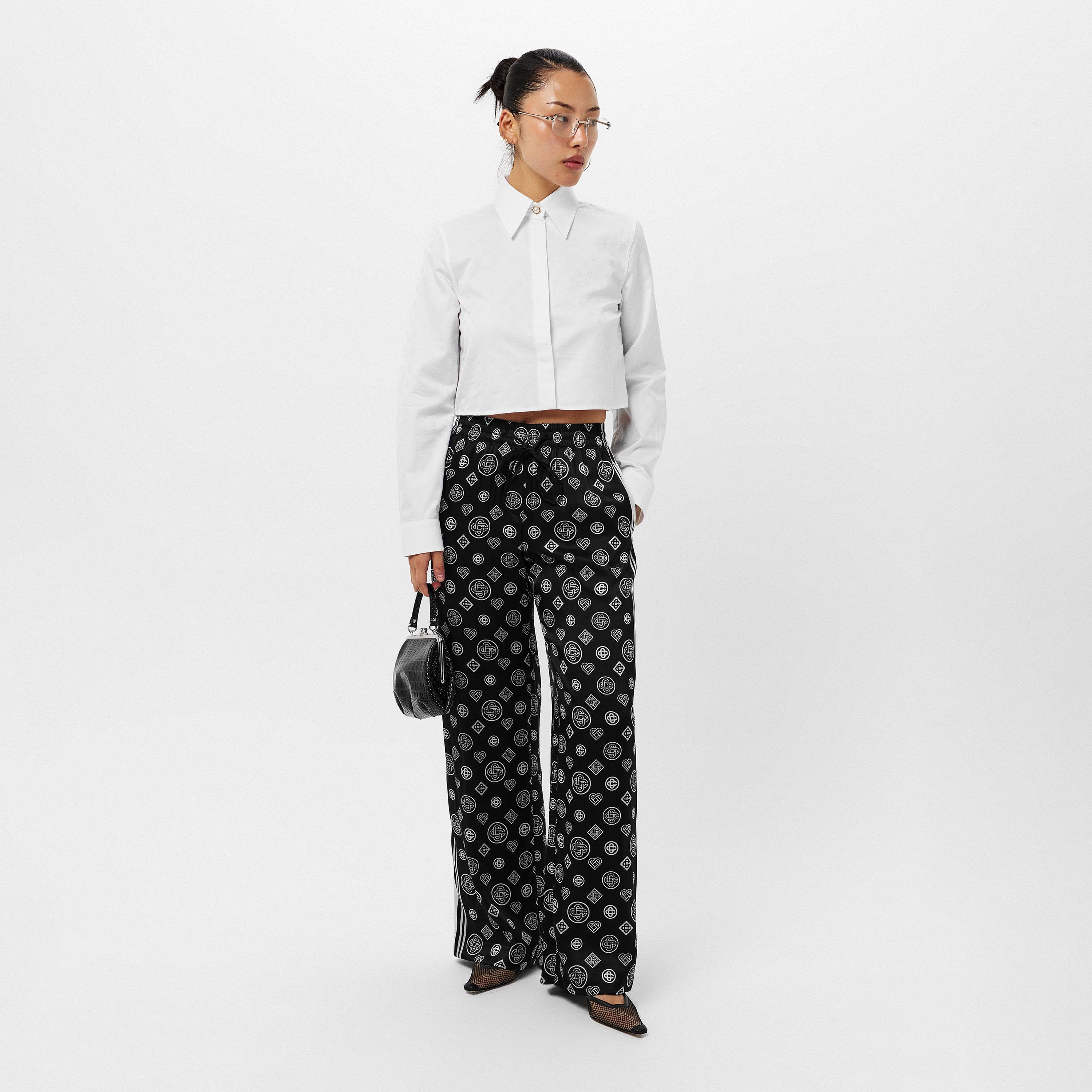 White - Casablanca - Women's Casa Mascot Knitted Crew Neck Jumper - 6