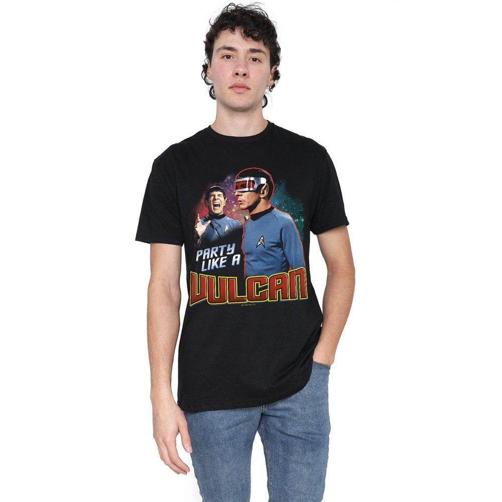 Black - Star Trek - Star Trek Party Like A Vulcan T Shirt Black - 1