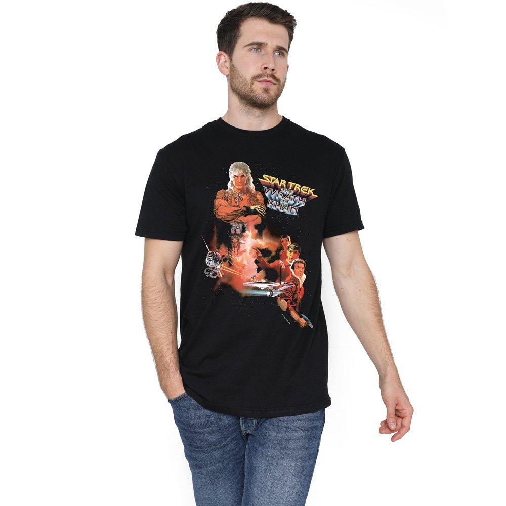 Black - Star Trek - Star Trek Wrath Of Khan(Movie) T Shirt Black - 1