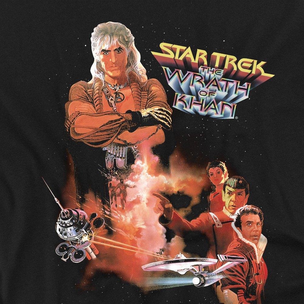 Black - Star Trek - Star Trek Wrath Of Khan(Movie) T Shirt Black - 2