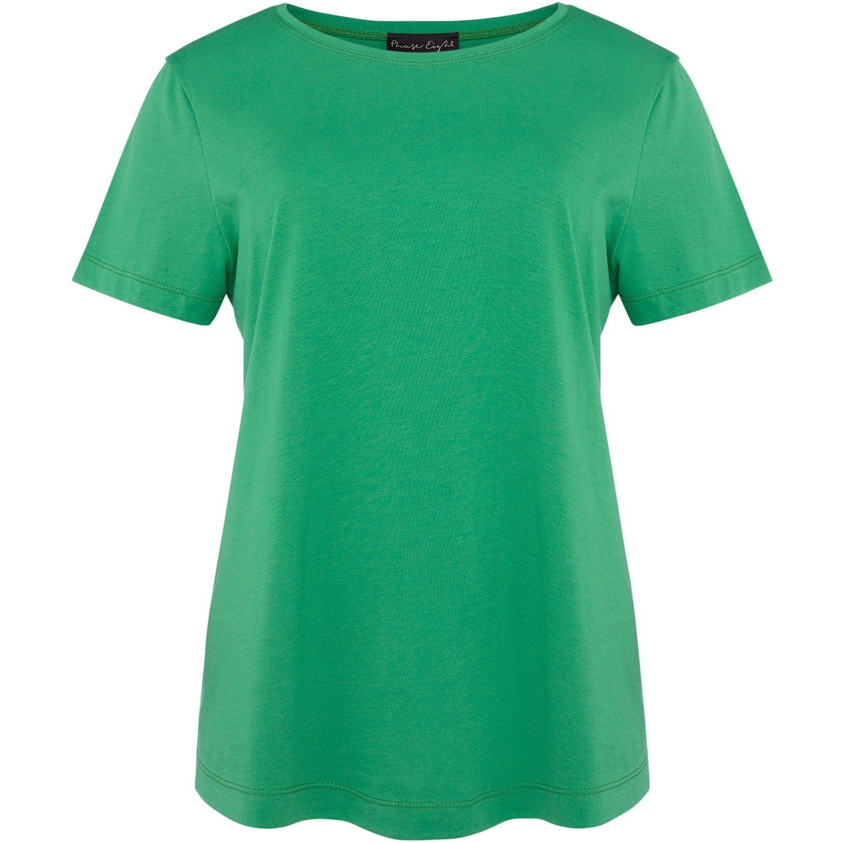 Emerald - Phase Eight - Huntly Stitch Detail T-Shirt - 1