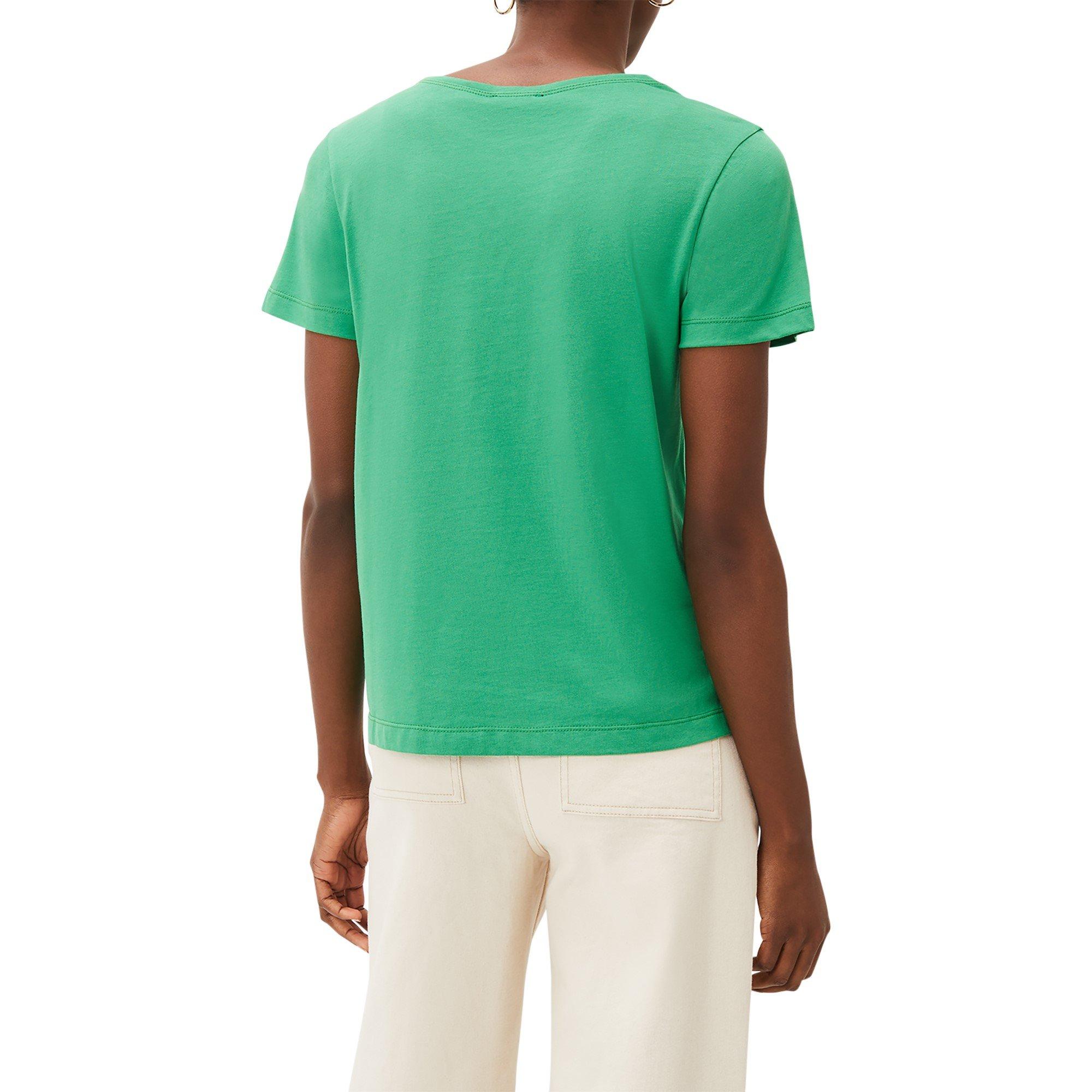 Emerald - Phase Eight - Huntly Stitch Detail T-Shirt - 3