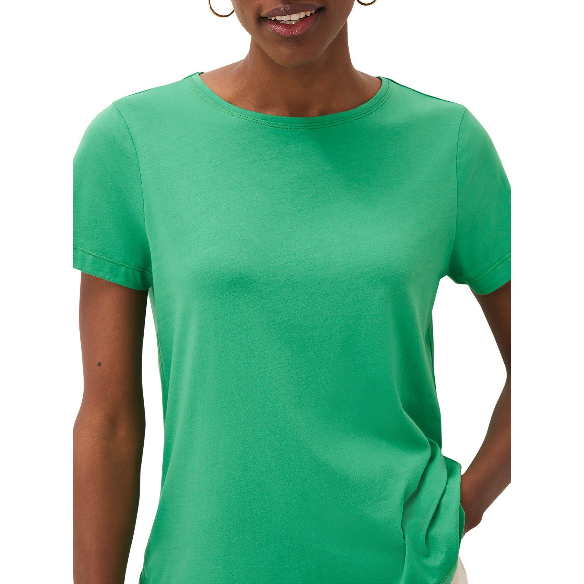 Emerald - Phase Eight - Huntly Stitch Detail T-Shirt - 7