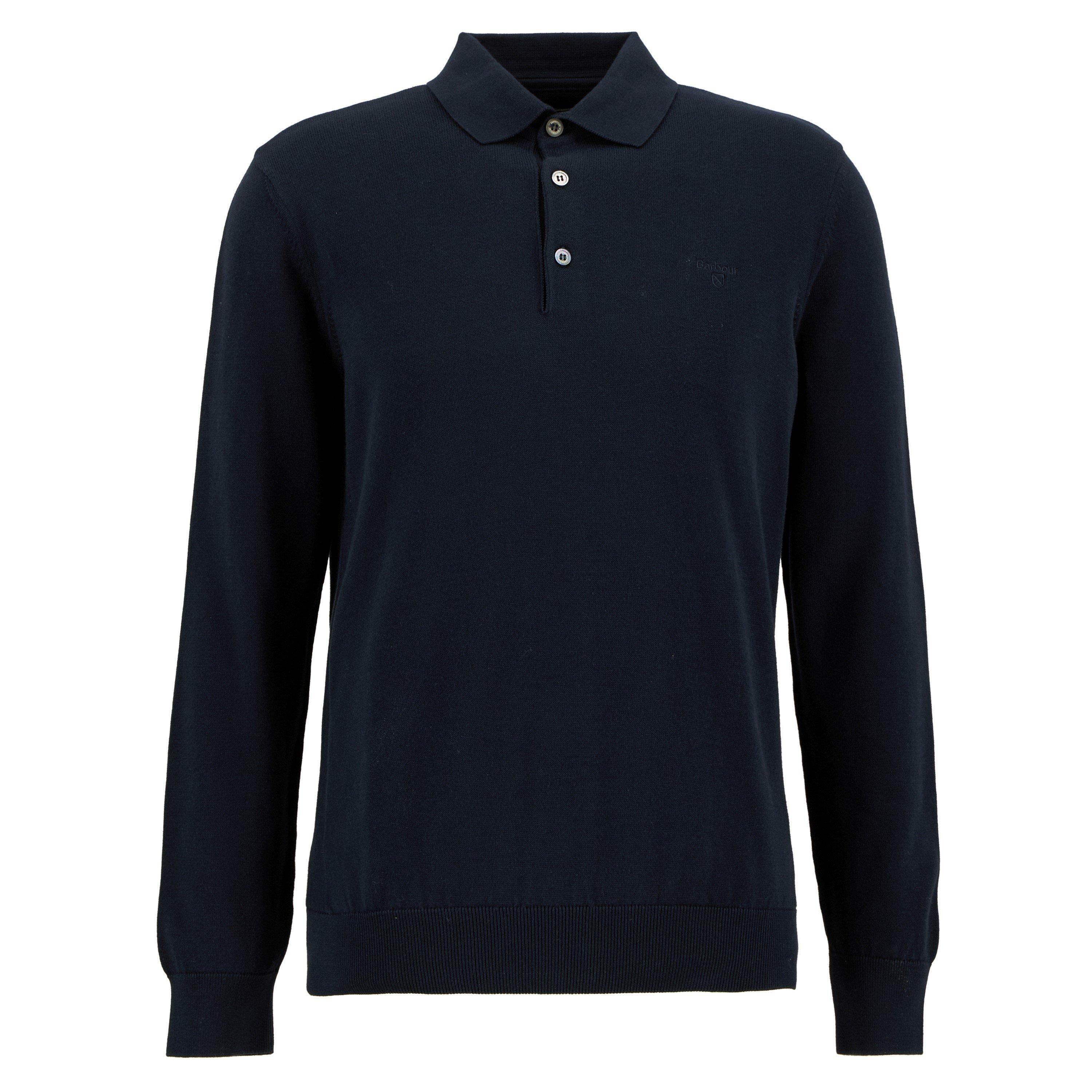 Barbour Men's Knitted Polo - Navy - 2XL