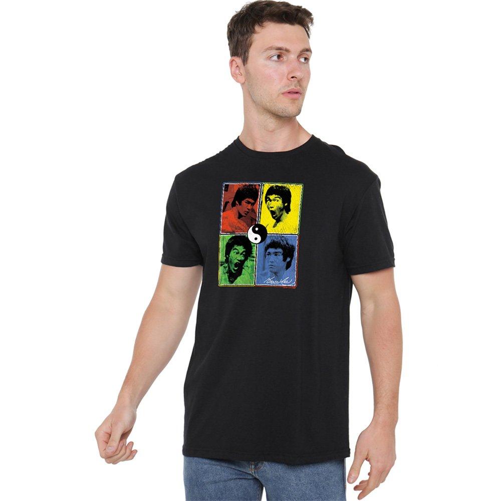 Black - Other - Bruce Lee Enter Color Block T Shirt Black - 1