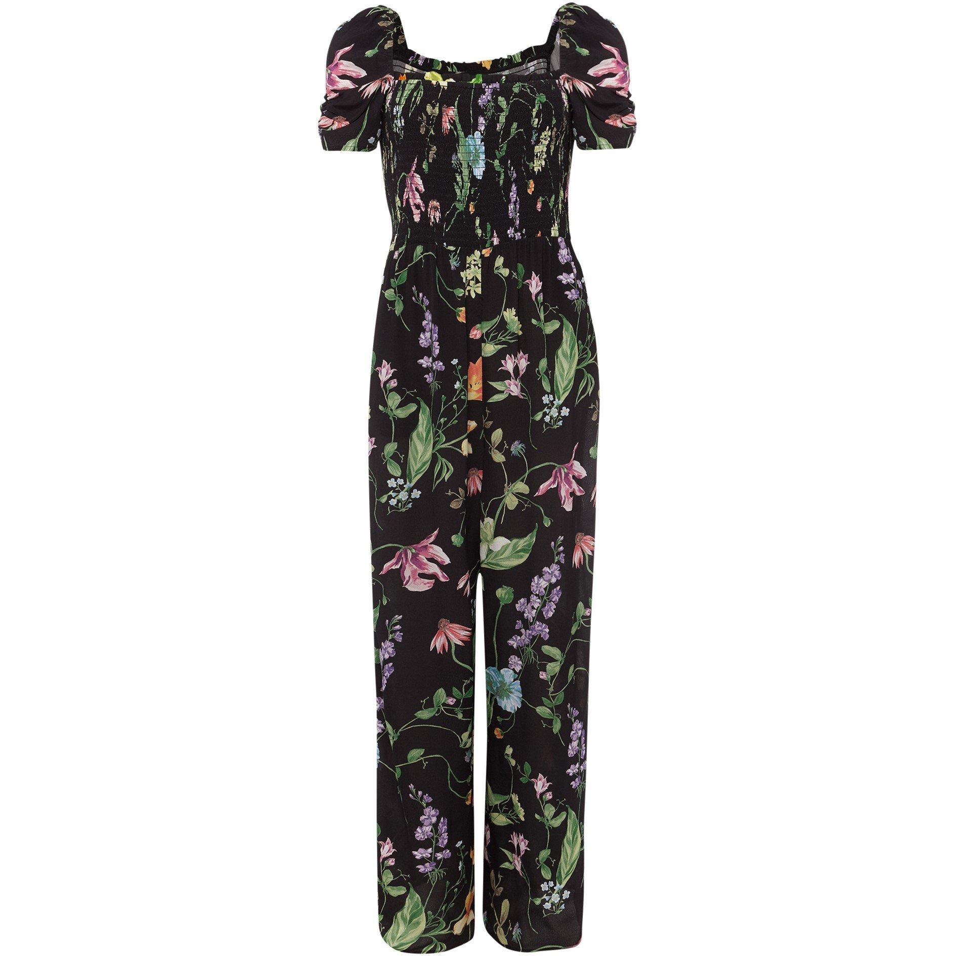 Phase Eight Zaylah Shirred Waist Jumpsuit In Black