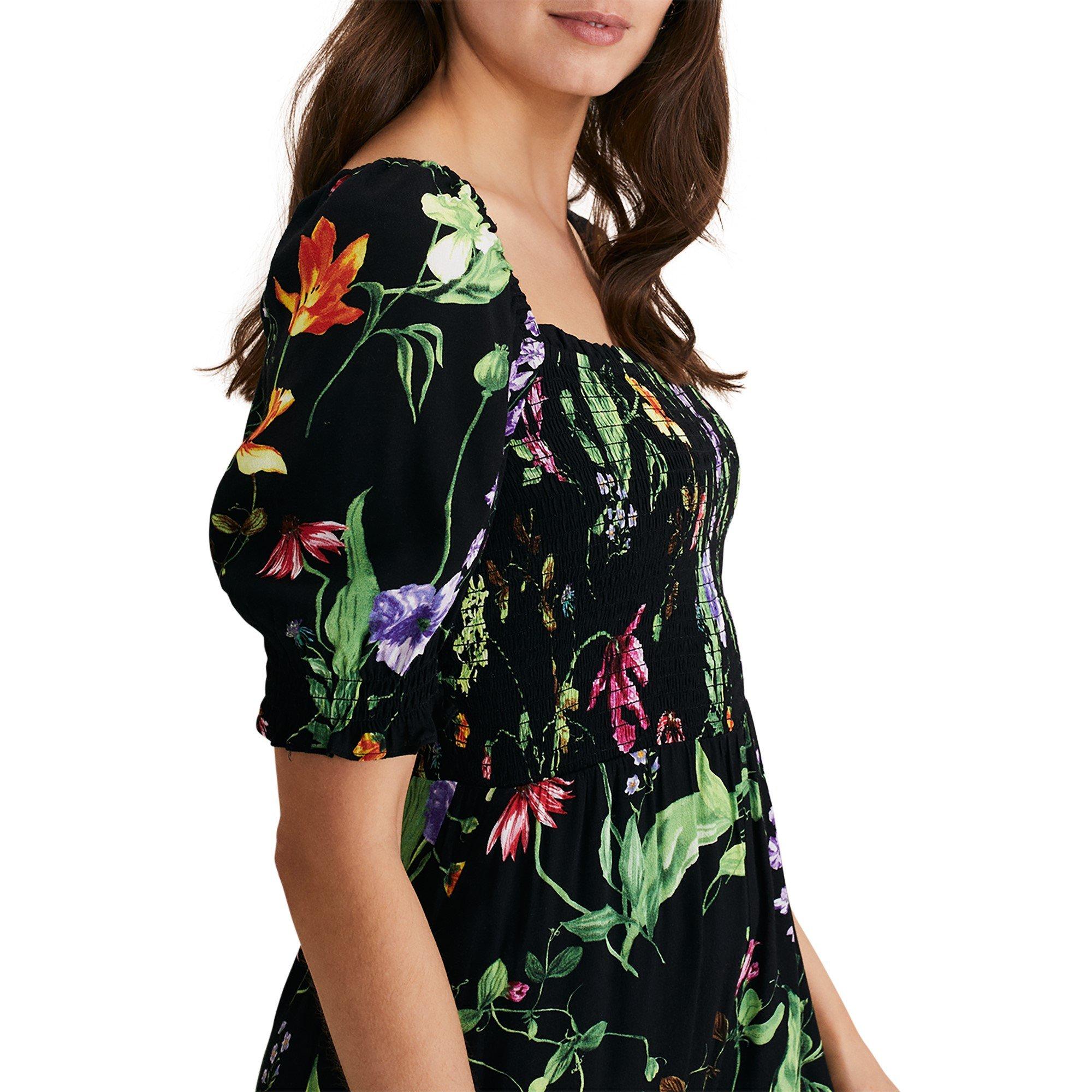 Black - Phase Eight - Zaylah Shirred Waist Jumpsuit - 4