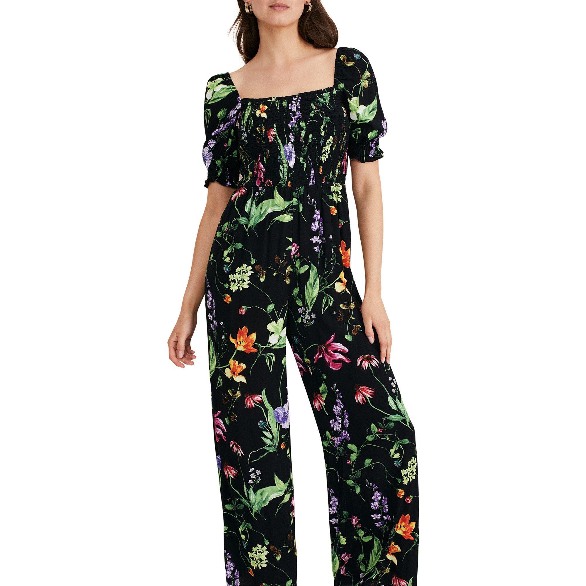 Black - Phase Eight - Zaylah Shirred Waist Jumpsuit - 5