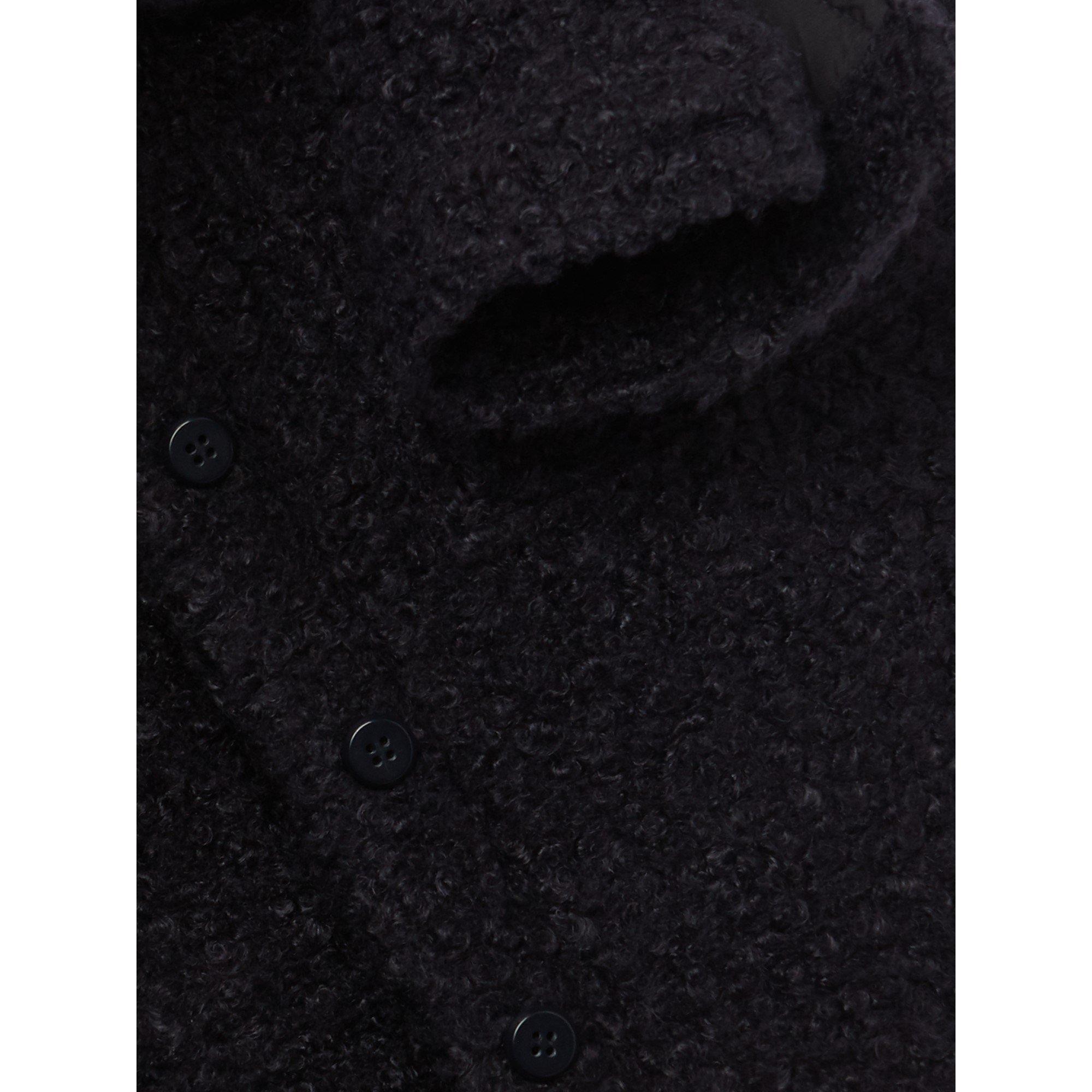 Navy - Phase Eight - Women's Blake Boxy Borg Teddy Texture Jacket - 5