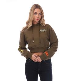 Heron Preston Preston Racing Cropped Hoodie