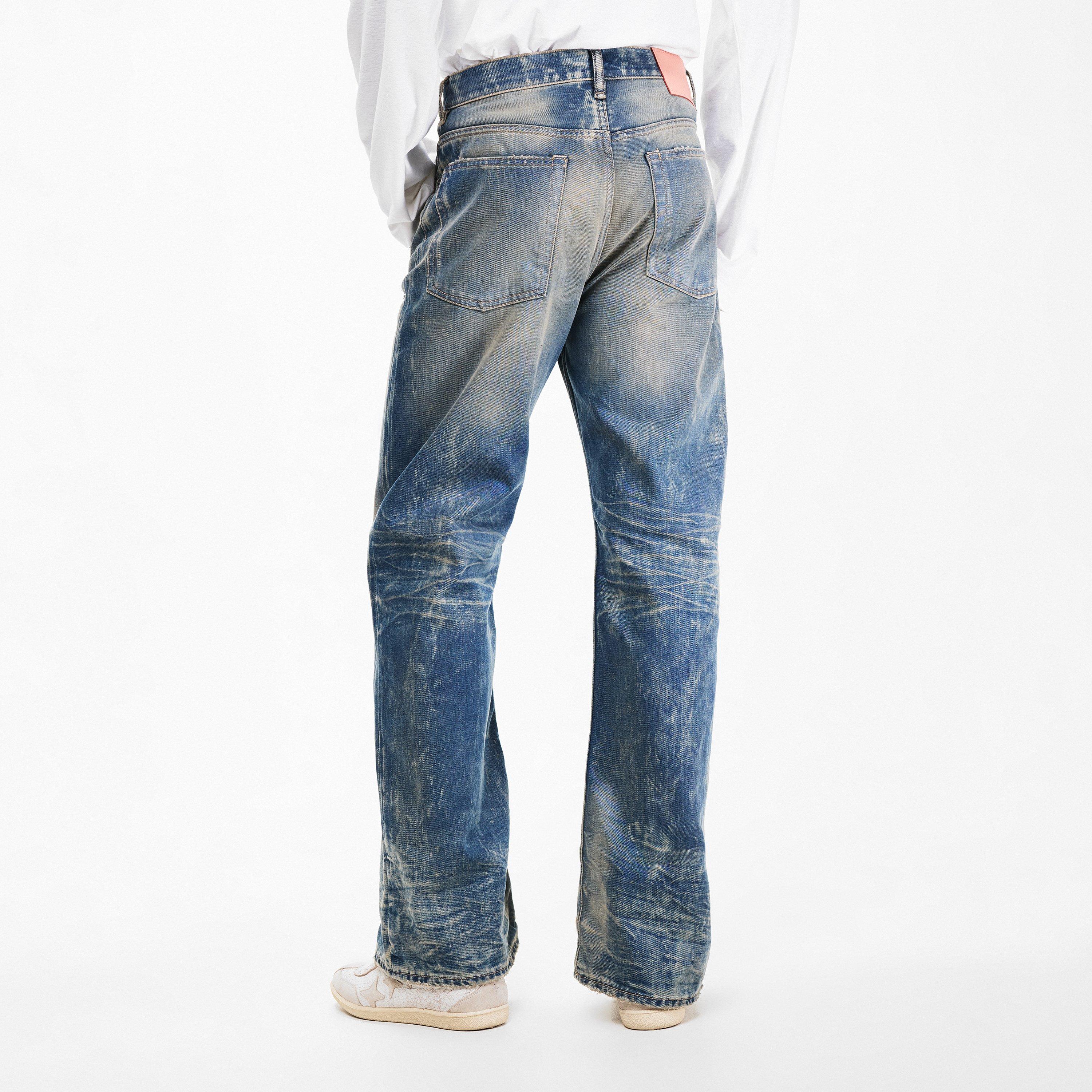 Mid Blue - Acne Studios - Men's Goldmine Wide Leg Jeans - 4