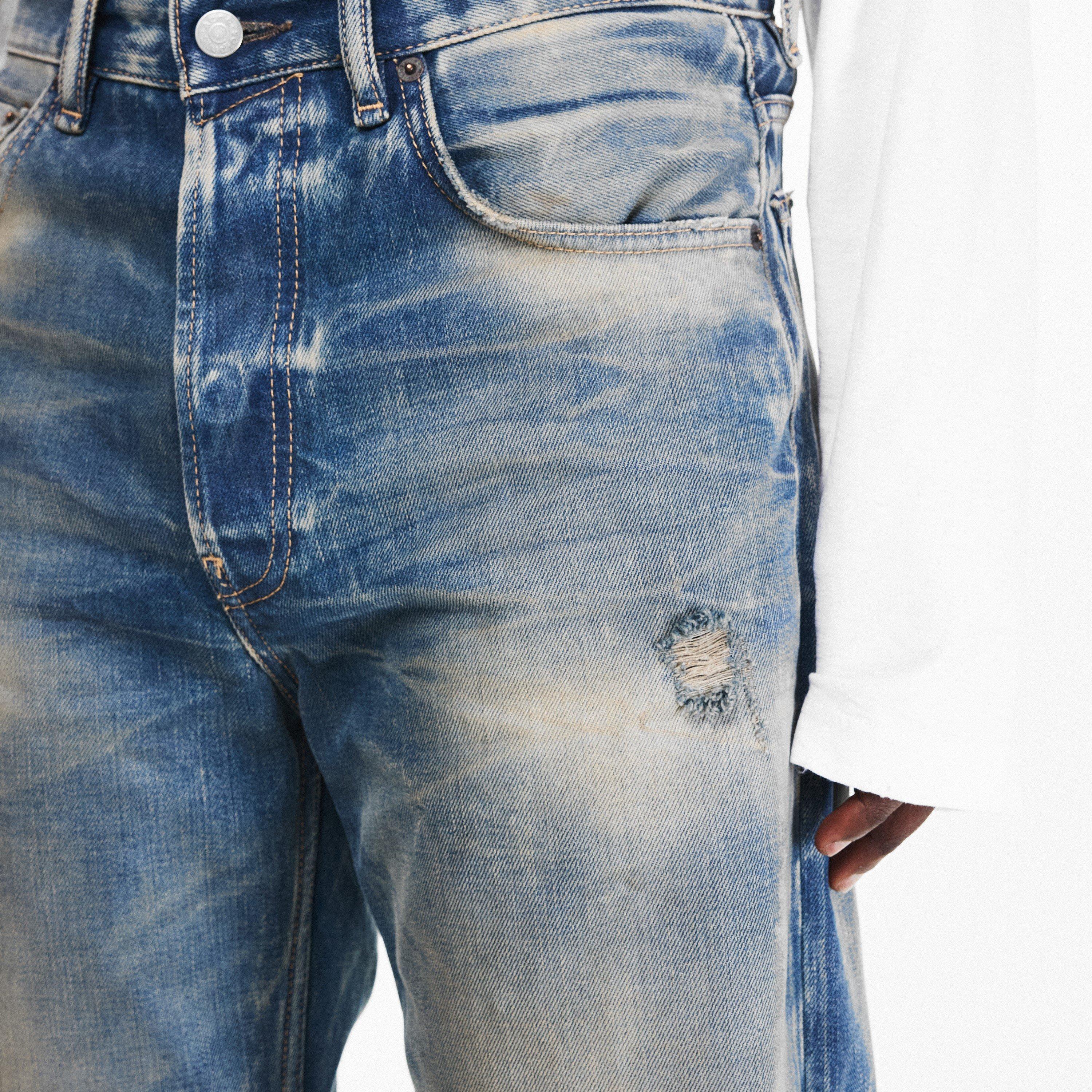 Mid Blue - Acne Studios - Men's Goldmine Wide Leg Jeans - 5