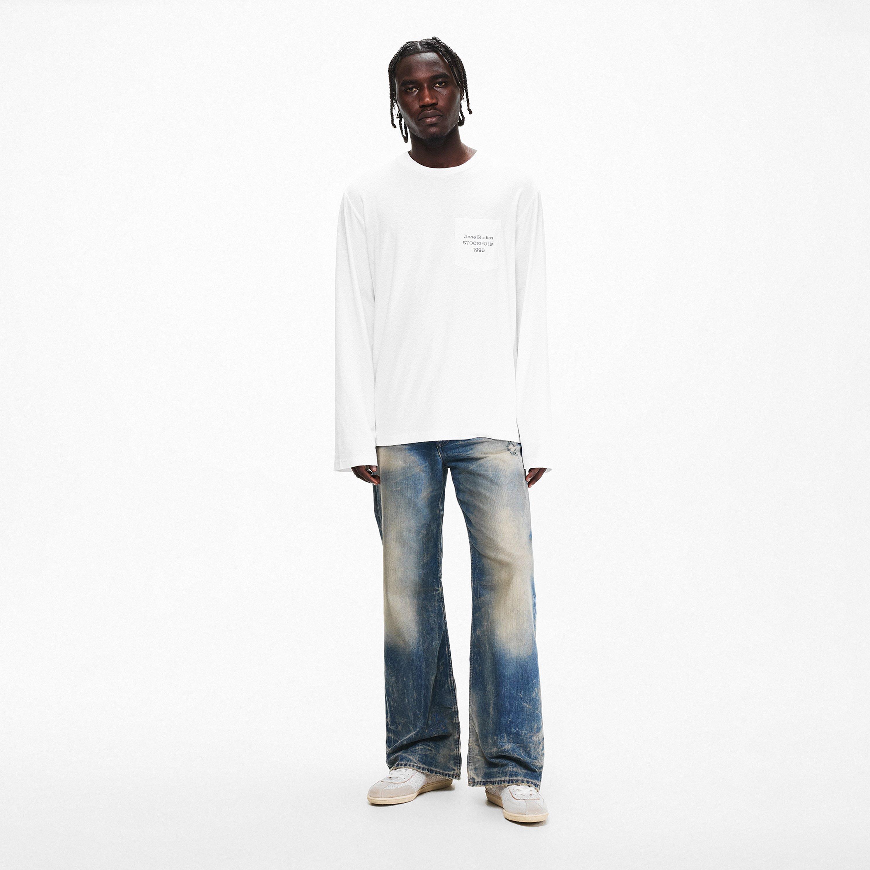 Mid Blue - Acne Studios - Men's Goldmine Wide Leg Jeans - 6