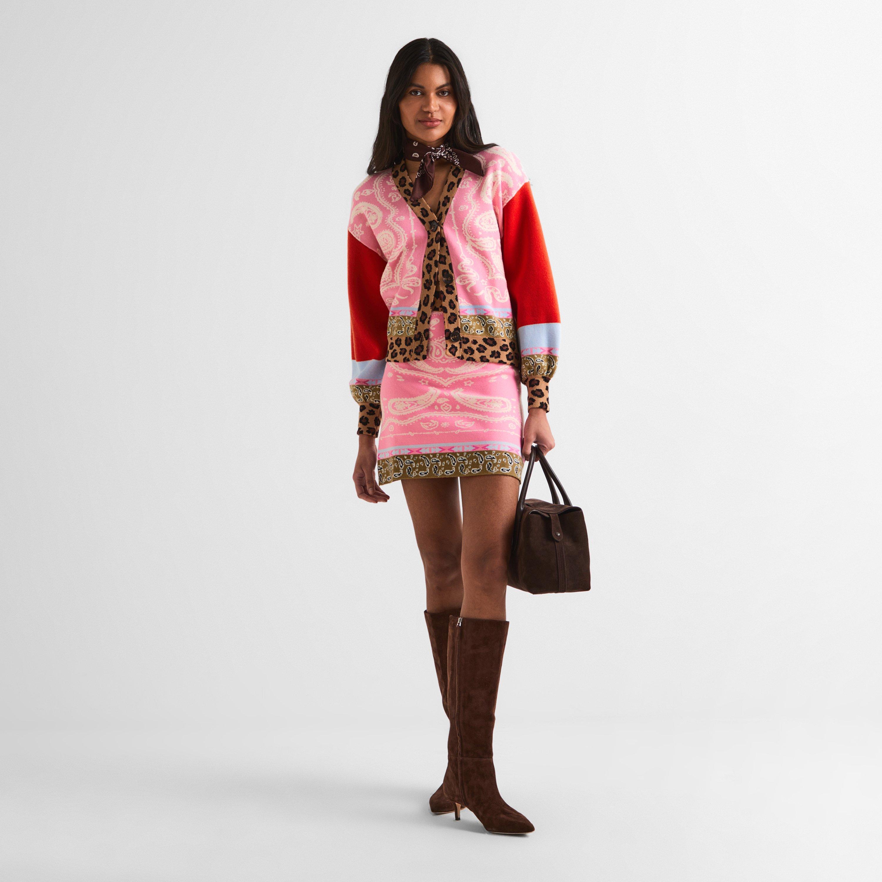 pink - Never Fully Dressed - Women's Knitted Skirt - 6