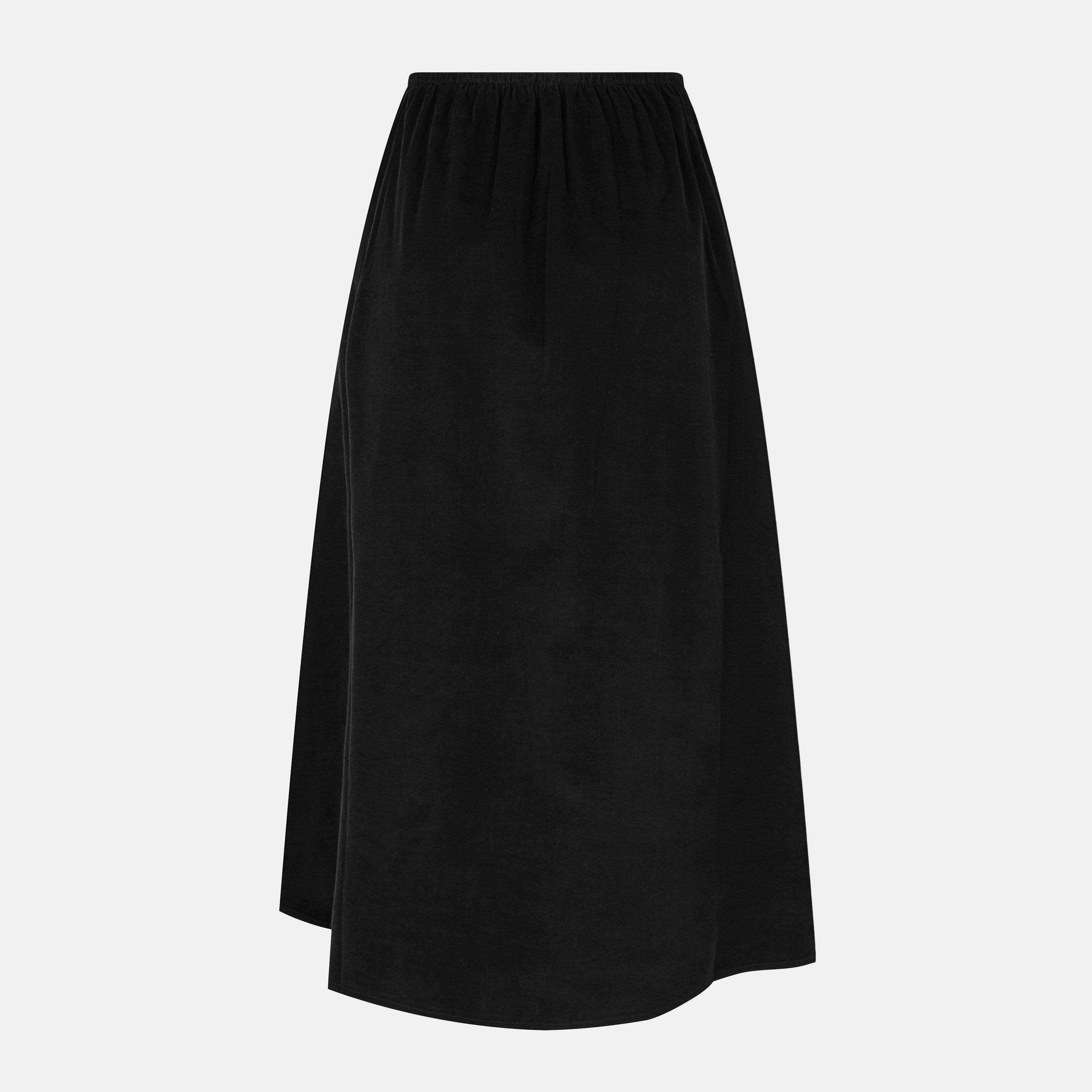 Black - Nobodys Child - Women's Midi Skirt - 2