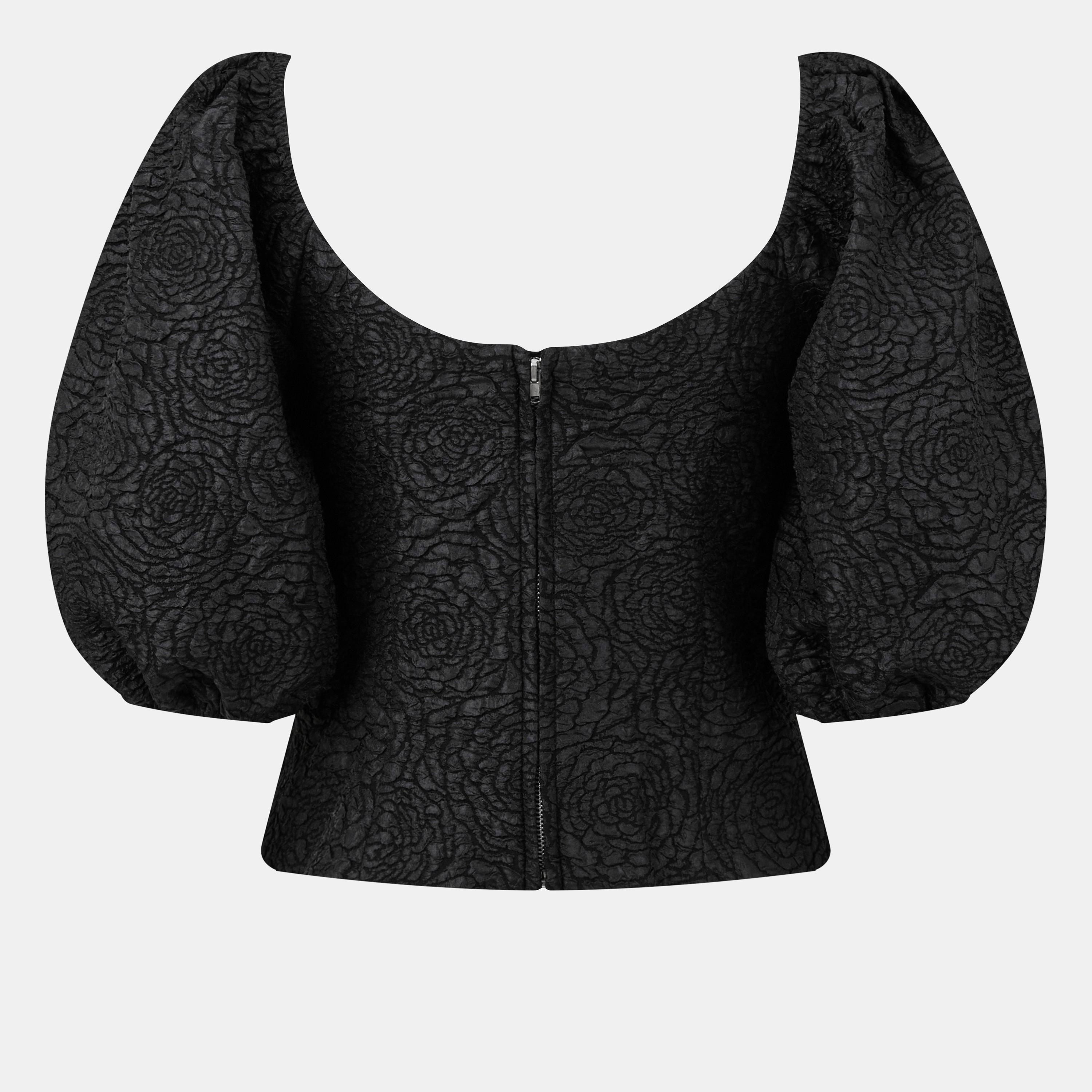 Nero - Nobodys Child - Women's Greta Puff Sleeve Top - 2