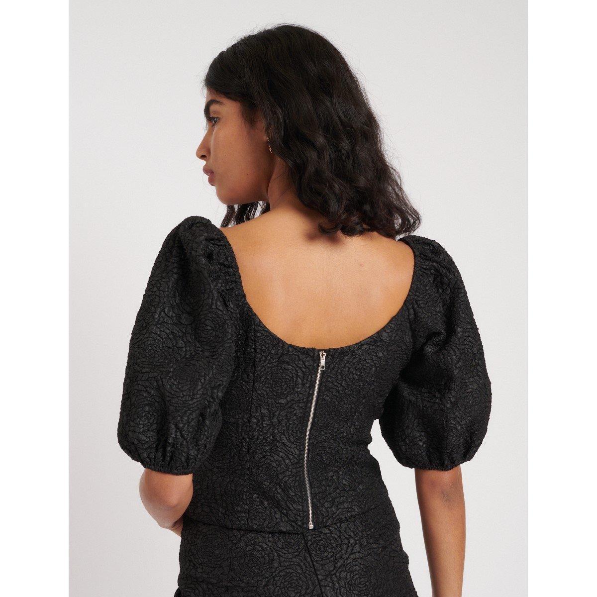 Nero - Nobodys Child - Women's Greta Puff Sleeve Top - 5