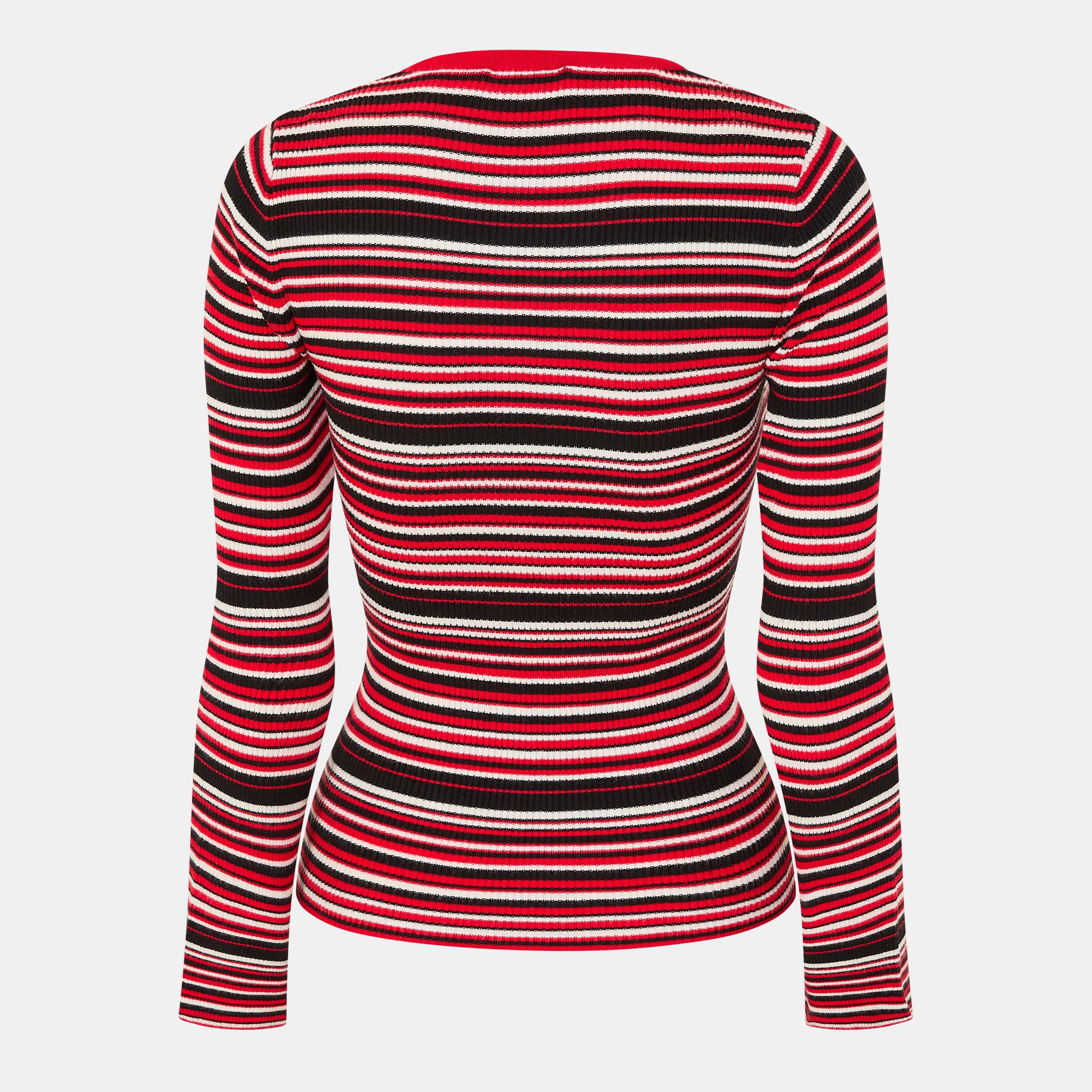 Multi - Nobodys Child - Women's Stripe Crew Neck Jumper - 2