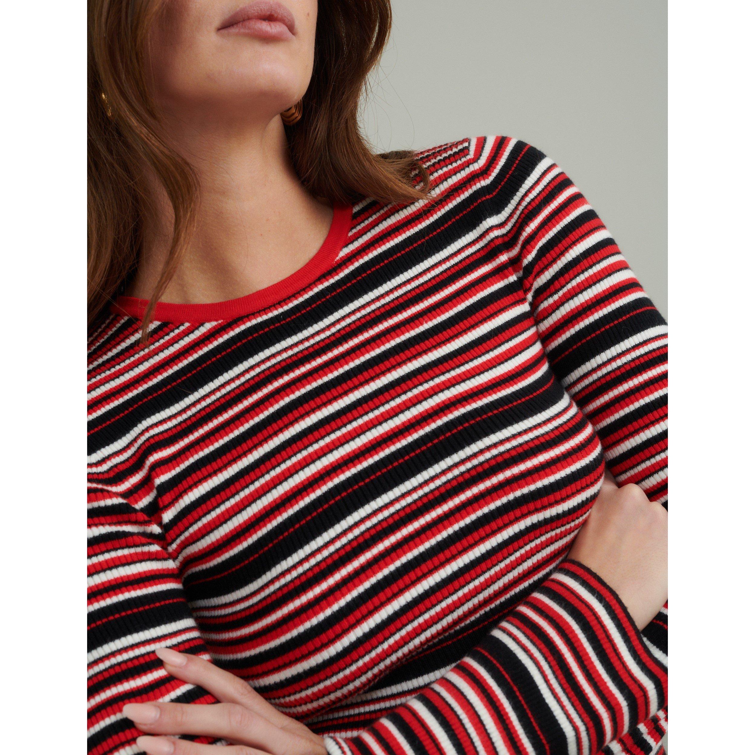 Multi - Nobodys Child - Women's Stripe Crew Neck Jumper - 3